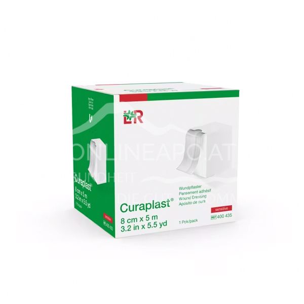 Curaplast® sensitive Wundschnellverband Rolle 8 cm x 5 m