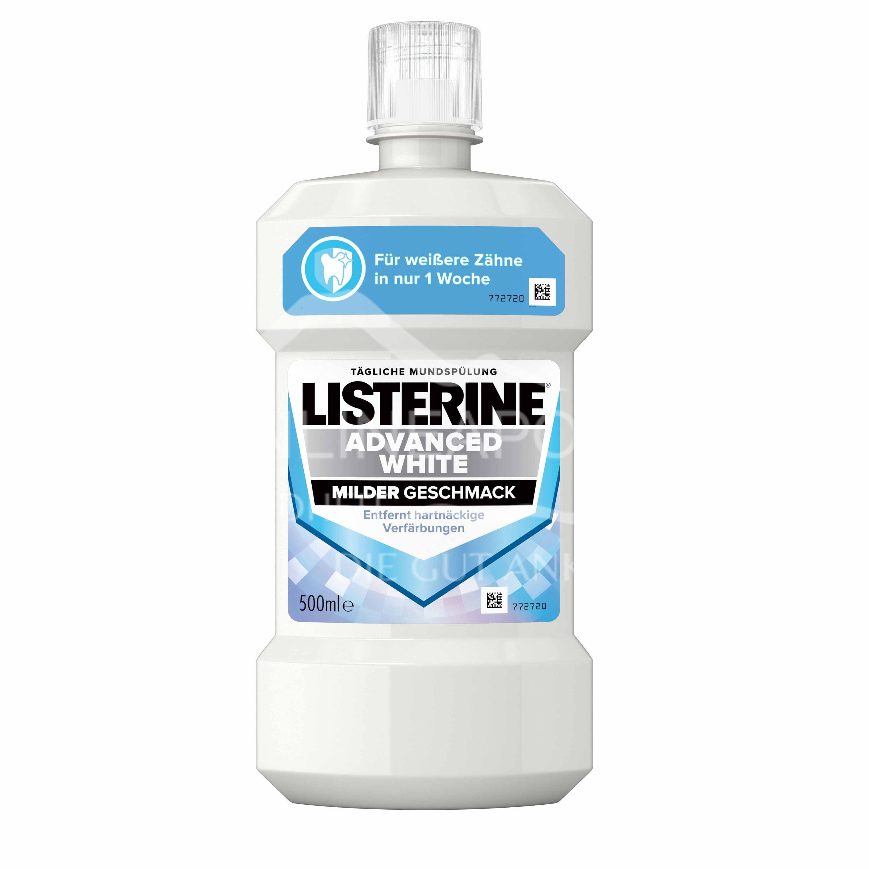 Listerine Mundspülung Advanced White Milder Geschmack