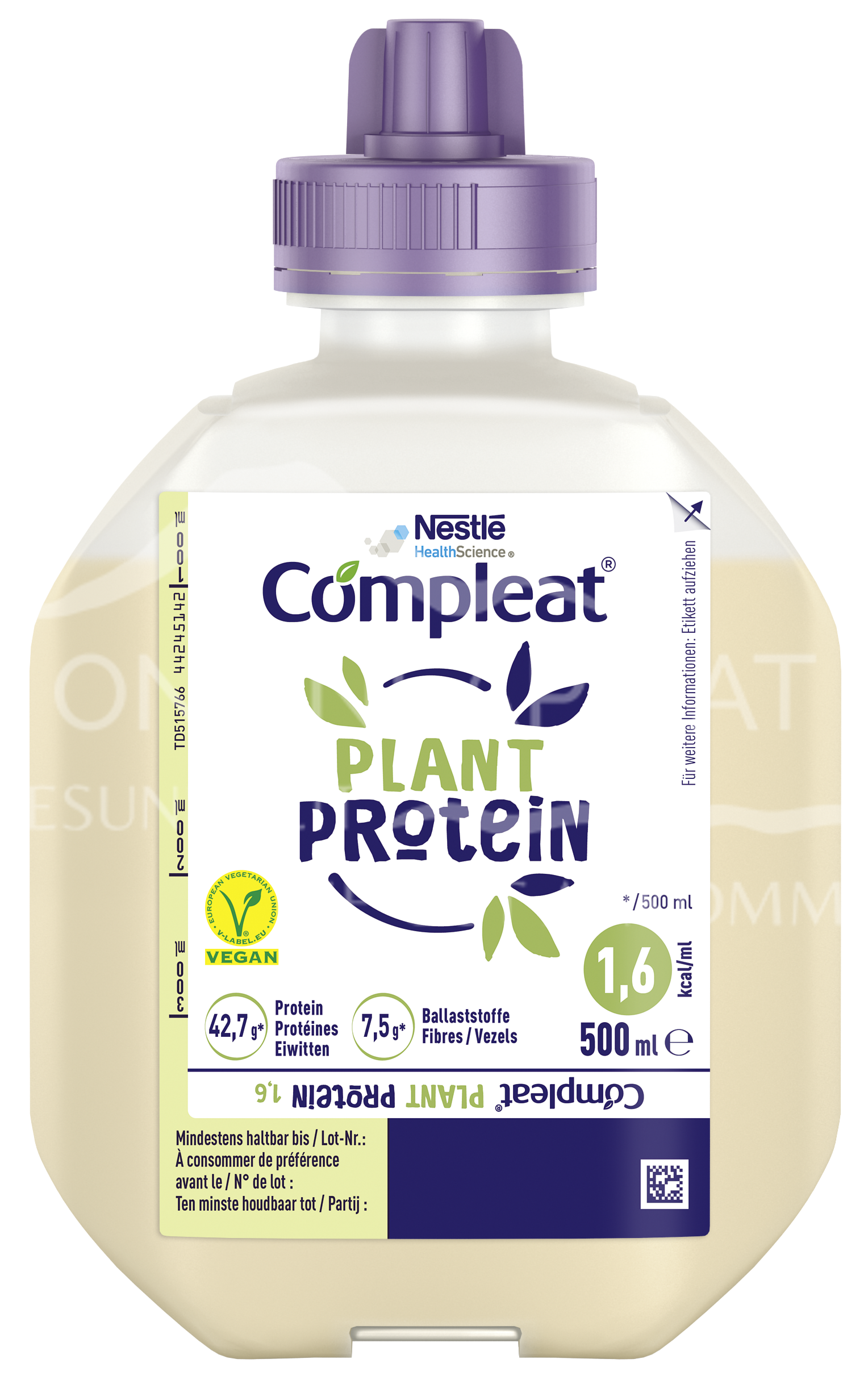 Nestlé Compleat® PLANT PROTEIN 1.6 500 ml