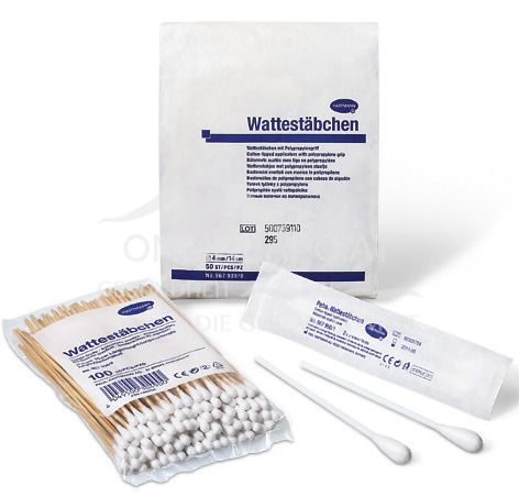 Peha® Wattestäbchen mit großem Wattekopf 4 mm Ø