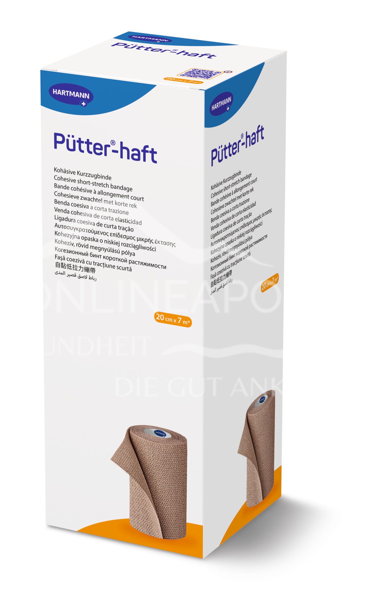 Pütter®-haft cohesive short-stretch bandage 20 cm x 7 m