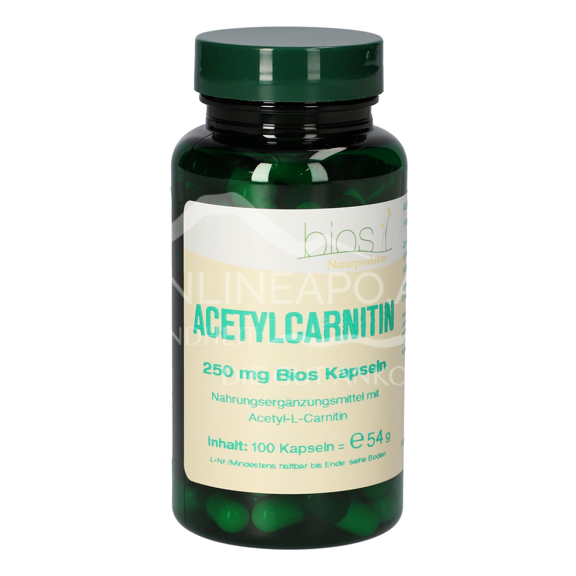 Bios Acetylcarnitin 250 mg Kapseln