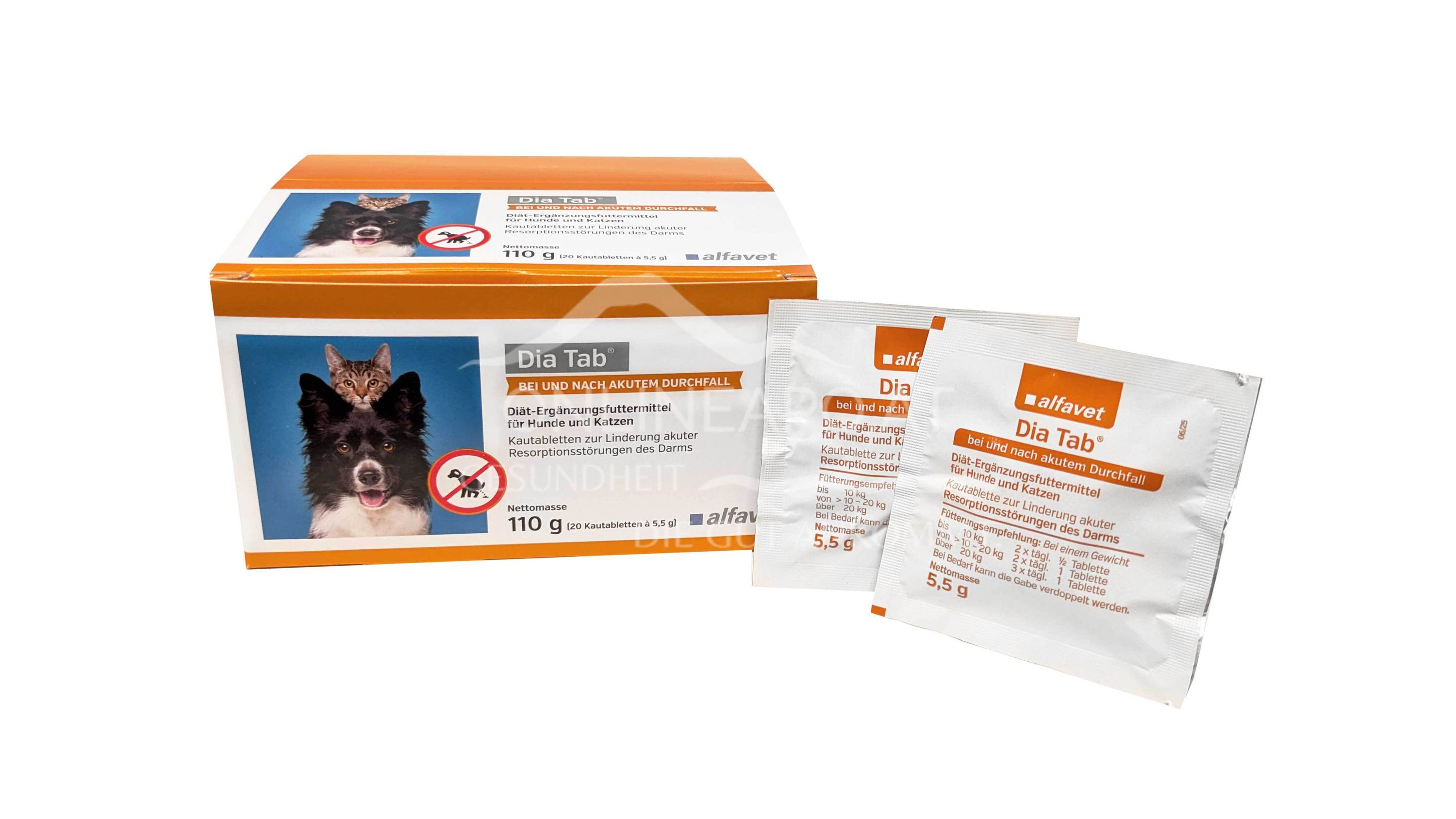 alfavet Dia Tab chewable tablets for dogs and cats 5.5 g