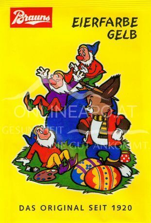 Brauns Eierfarbe Gelb