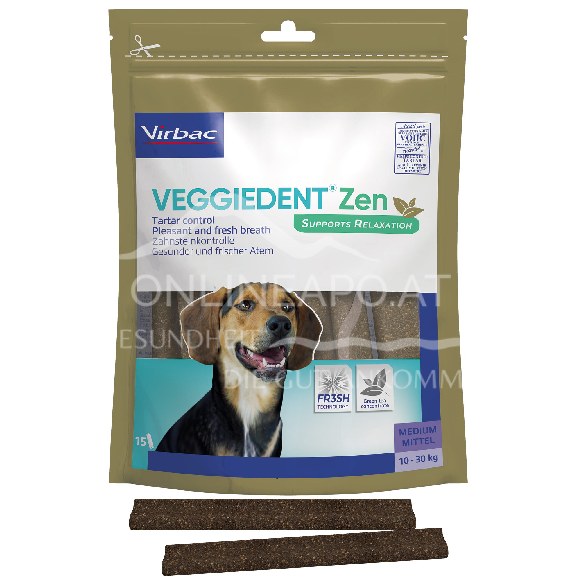 Veggiedent Zen M - chewing strips for dogs from 10 to 30 kg body weight