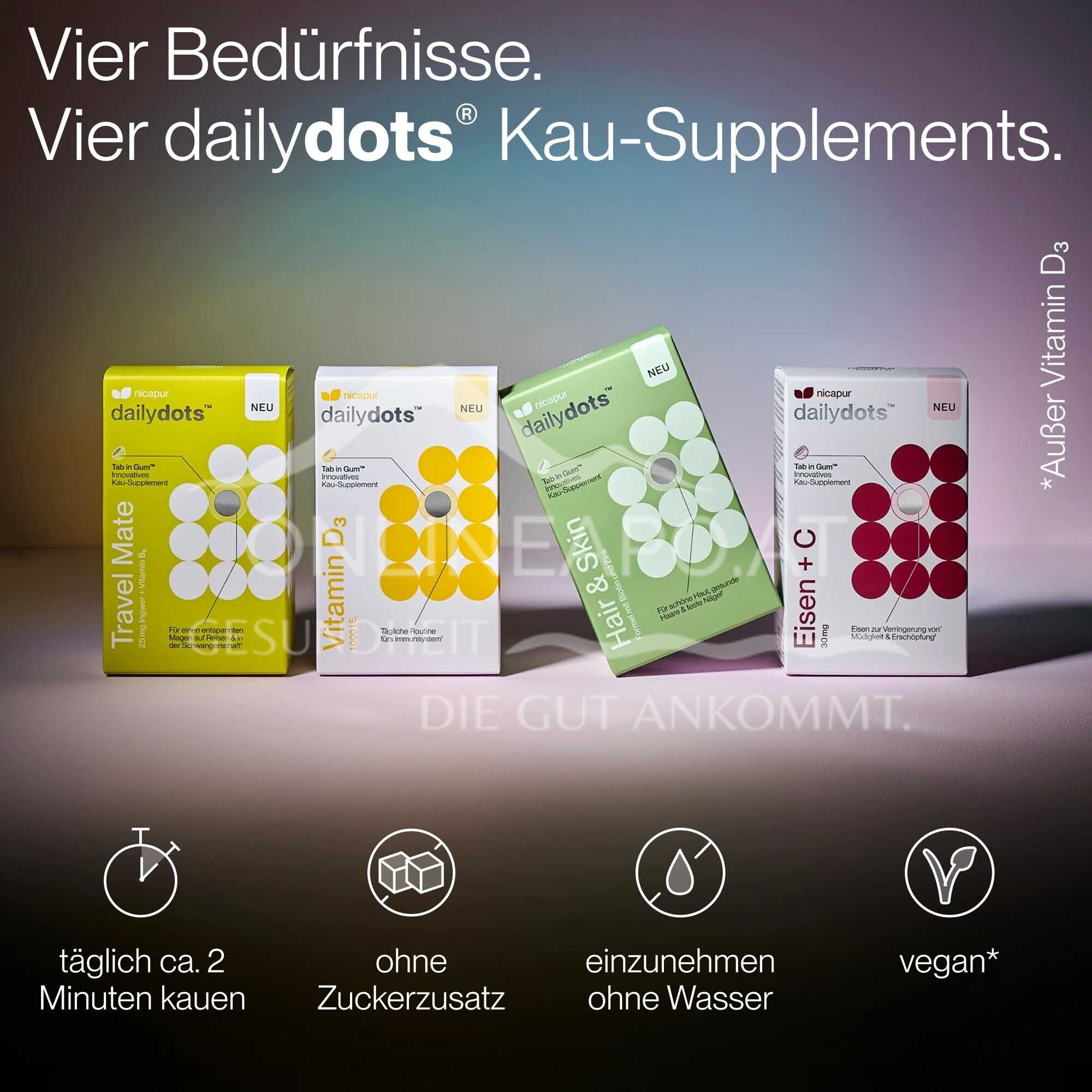 NICApur dailydots® Hair & Skin Kau-Supplement