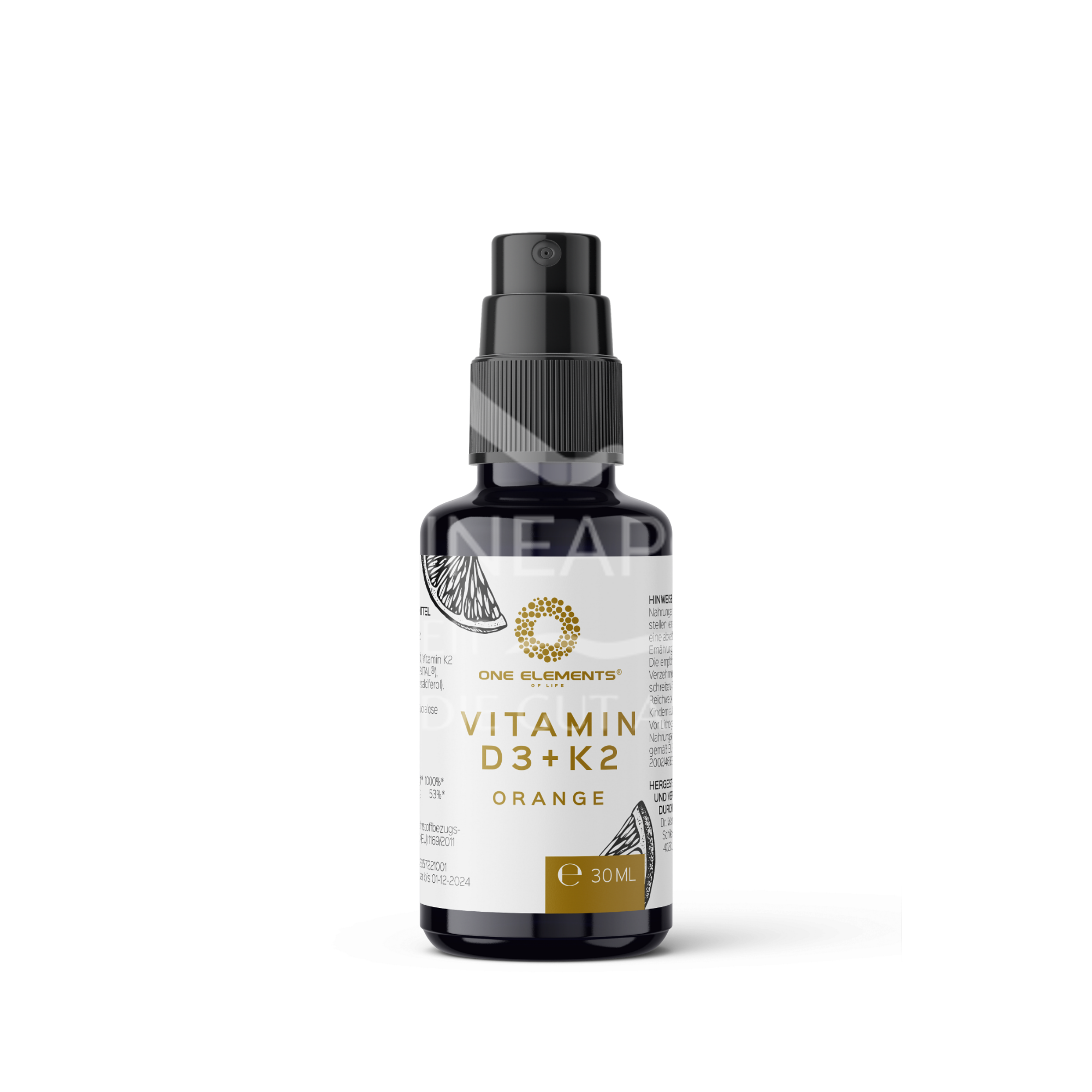 One Elements Vitamin D3 + K2 Spray Orange