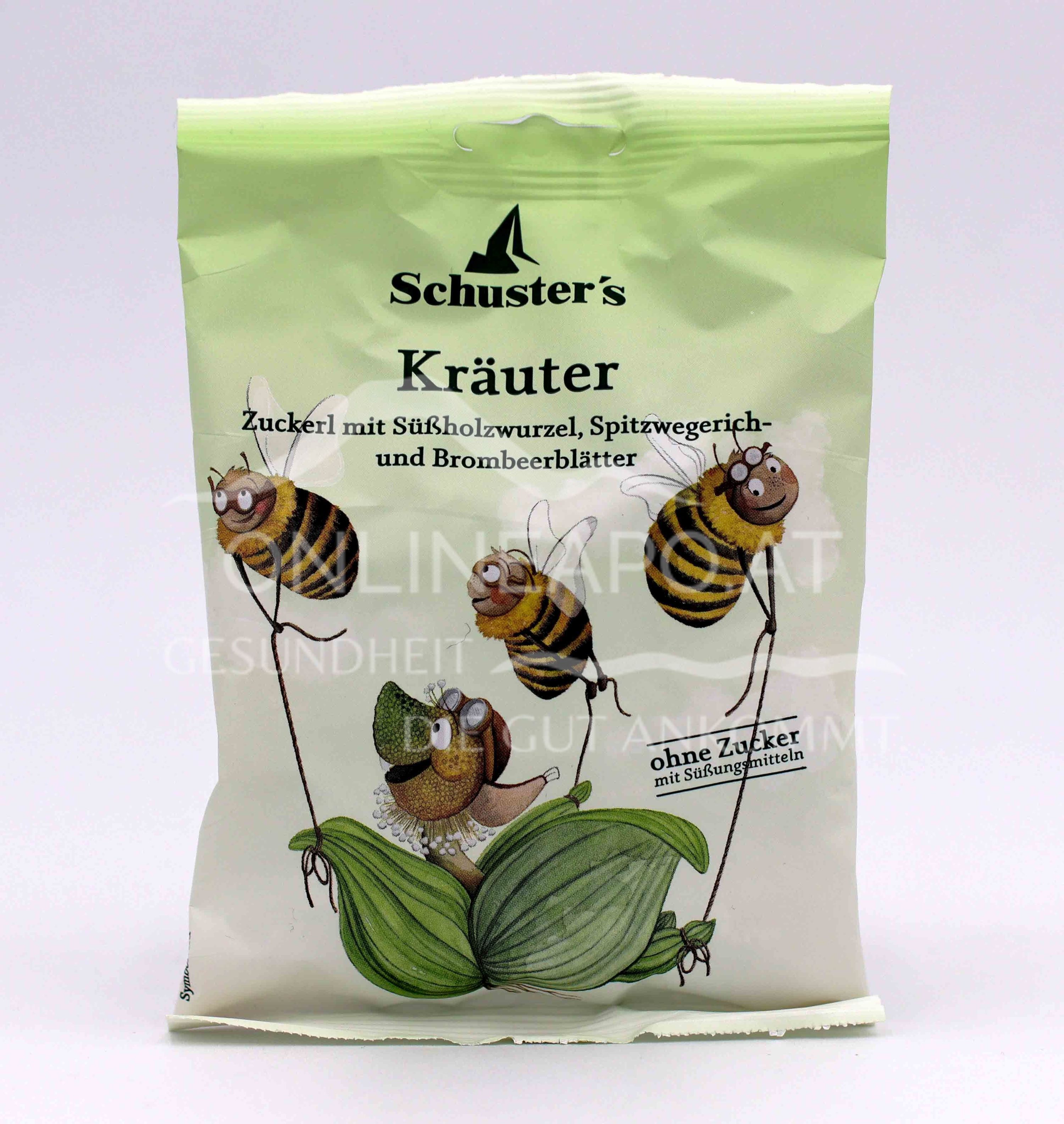 Schuster's Kräuter Zuckerl without sugar