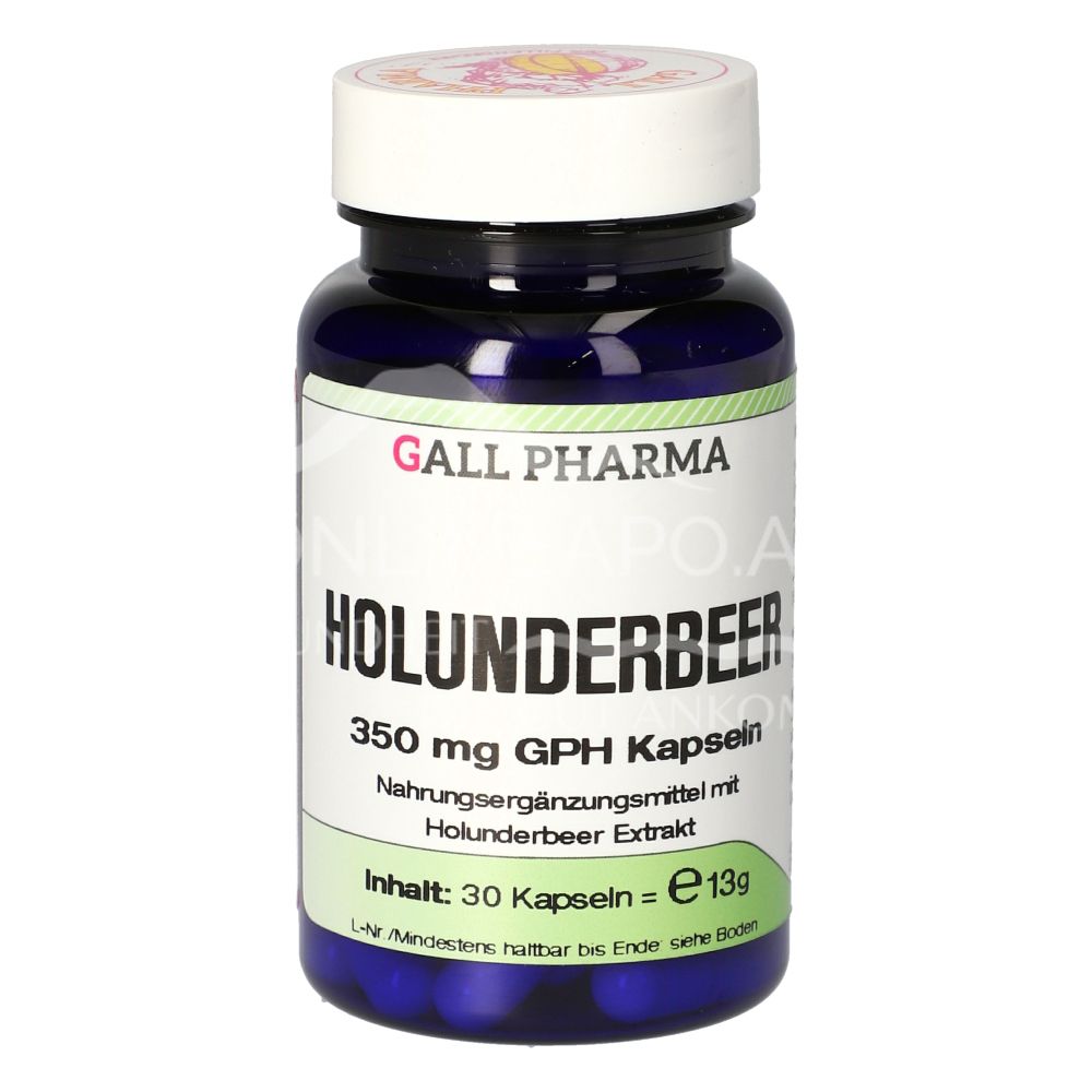 Gall Pharma Elderberry 350 mg capsules
