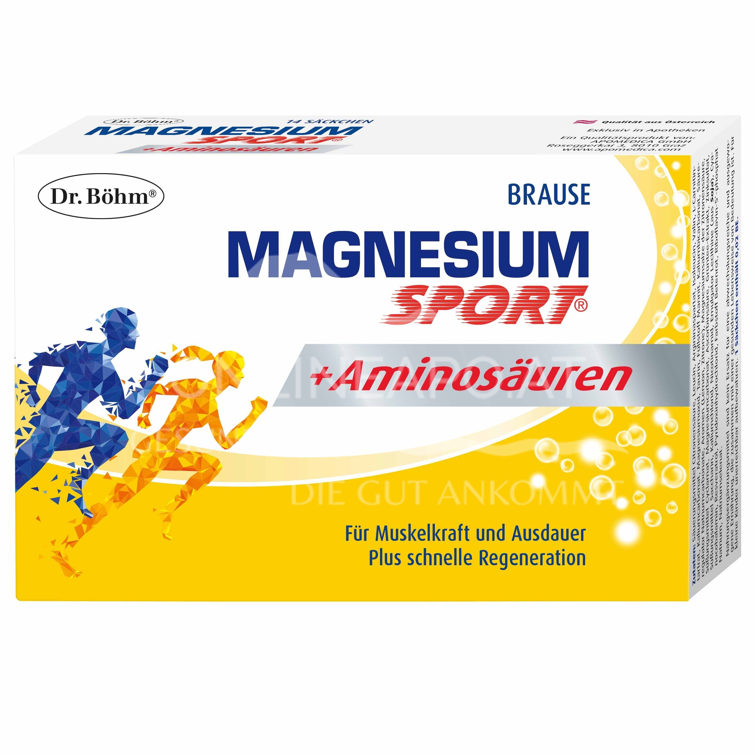 Dr. Böhm® Magnesium Sport® + Aminosäuren Brausegranulat Sachets