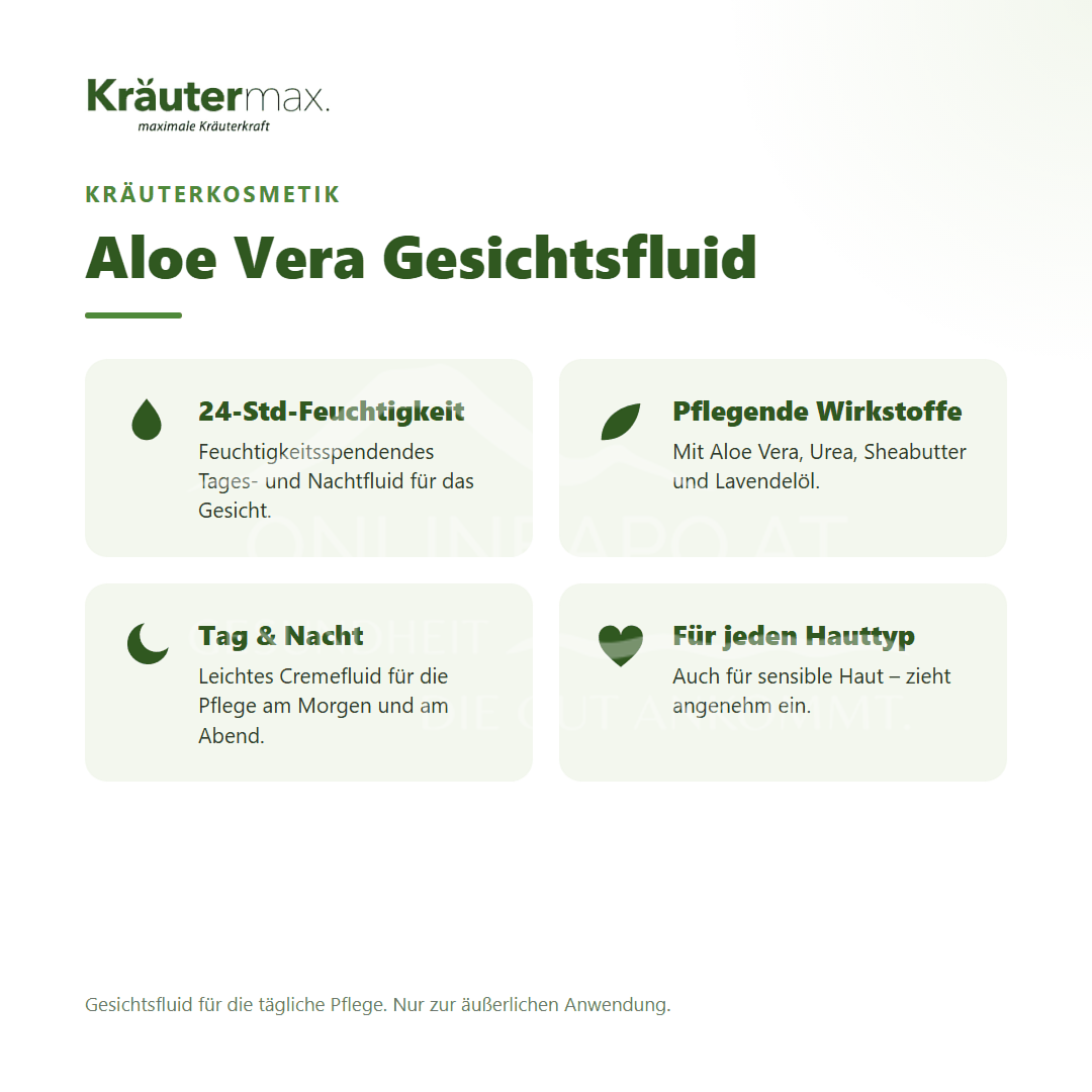 Kräutermax Aloe Vera Gesichtsfluid