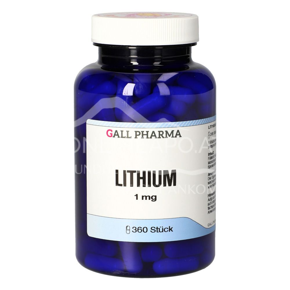 Gall Pharma Lithium 1 mg Kapseln