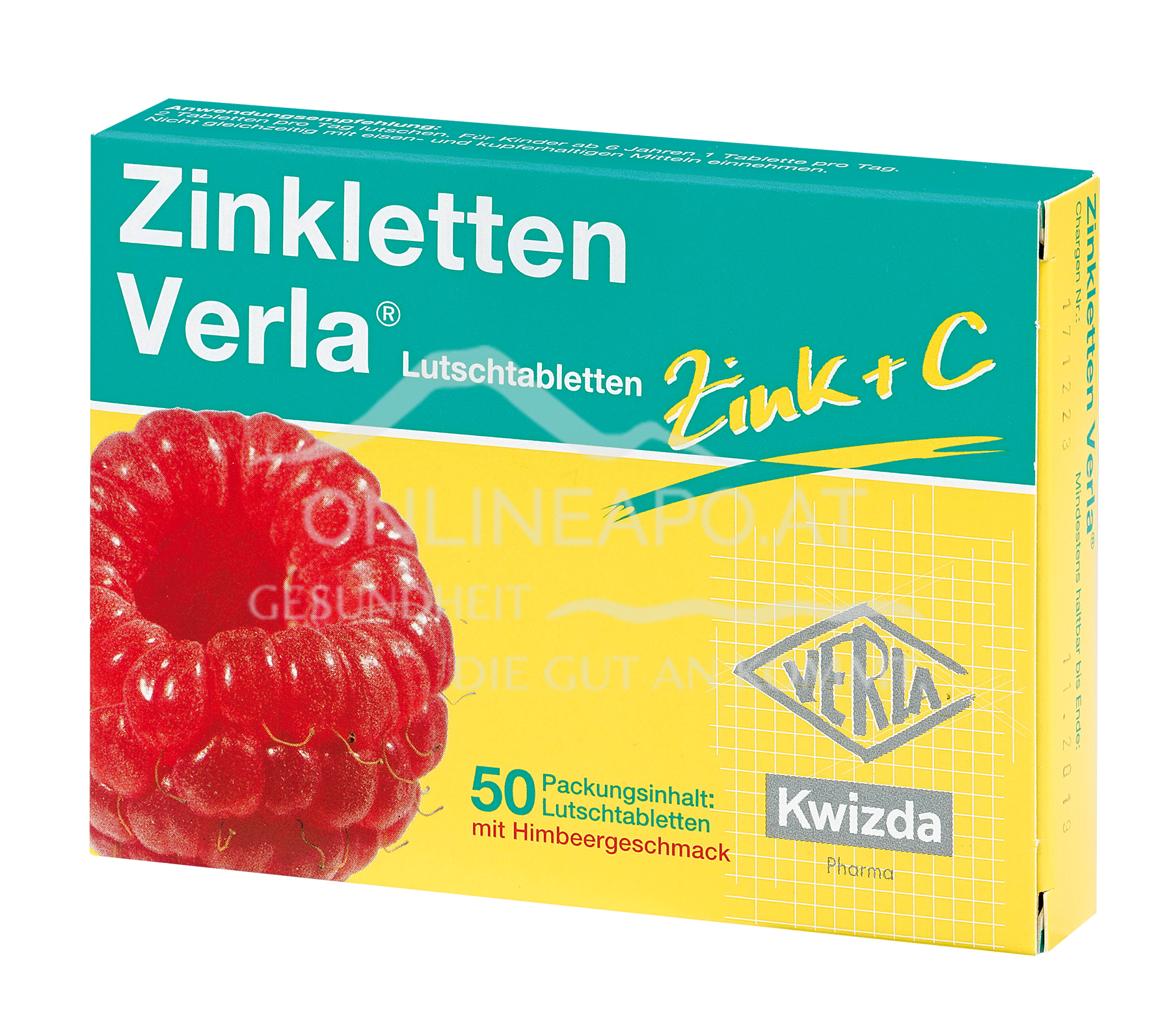 ZINKLETTEN VERLA® 5 mg Lutschtabletten Himbeer