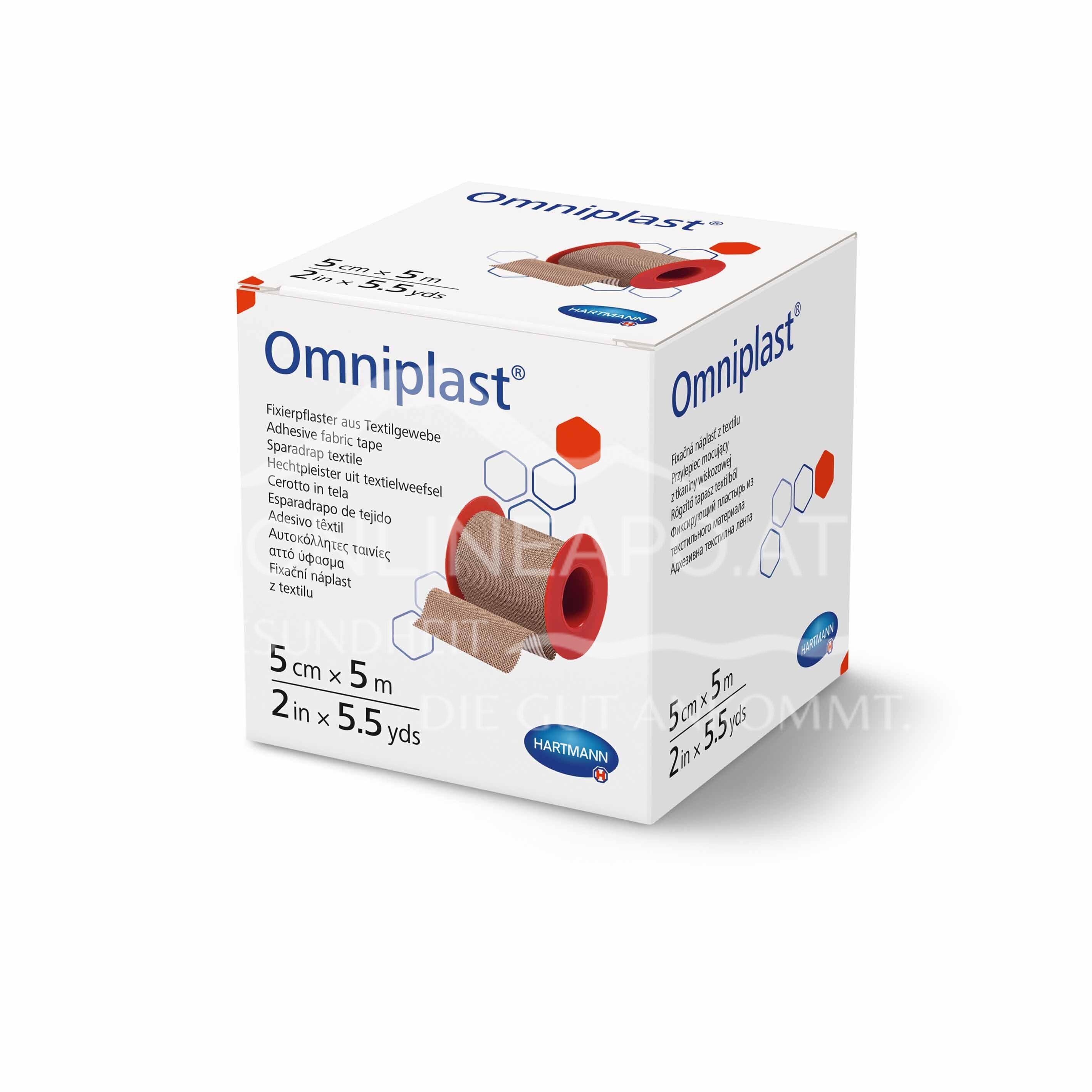 Omniplast® Fixierpflaster 5 cm x 5 m