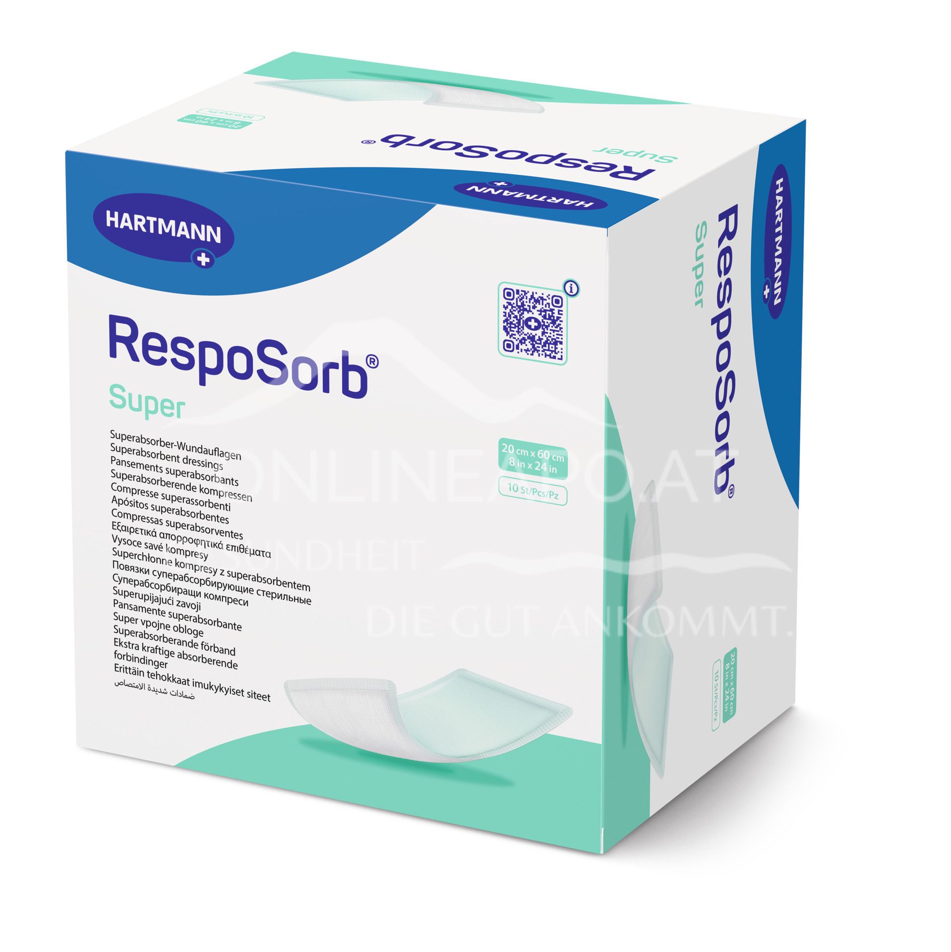 RespoSorb® Super Extra starke Saugkompressen 20 x 60 cm