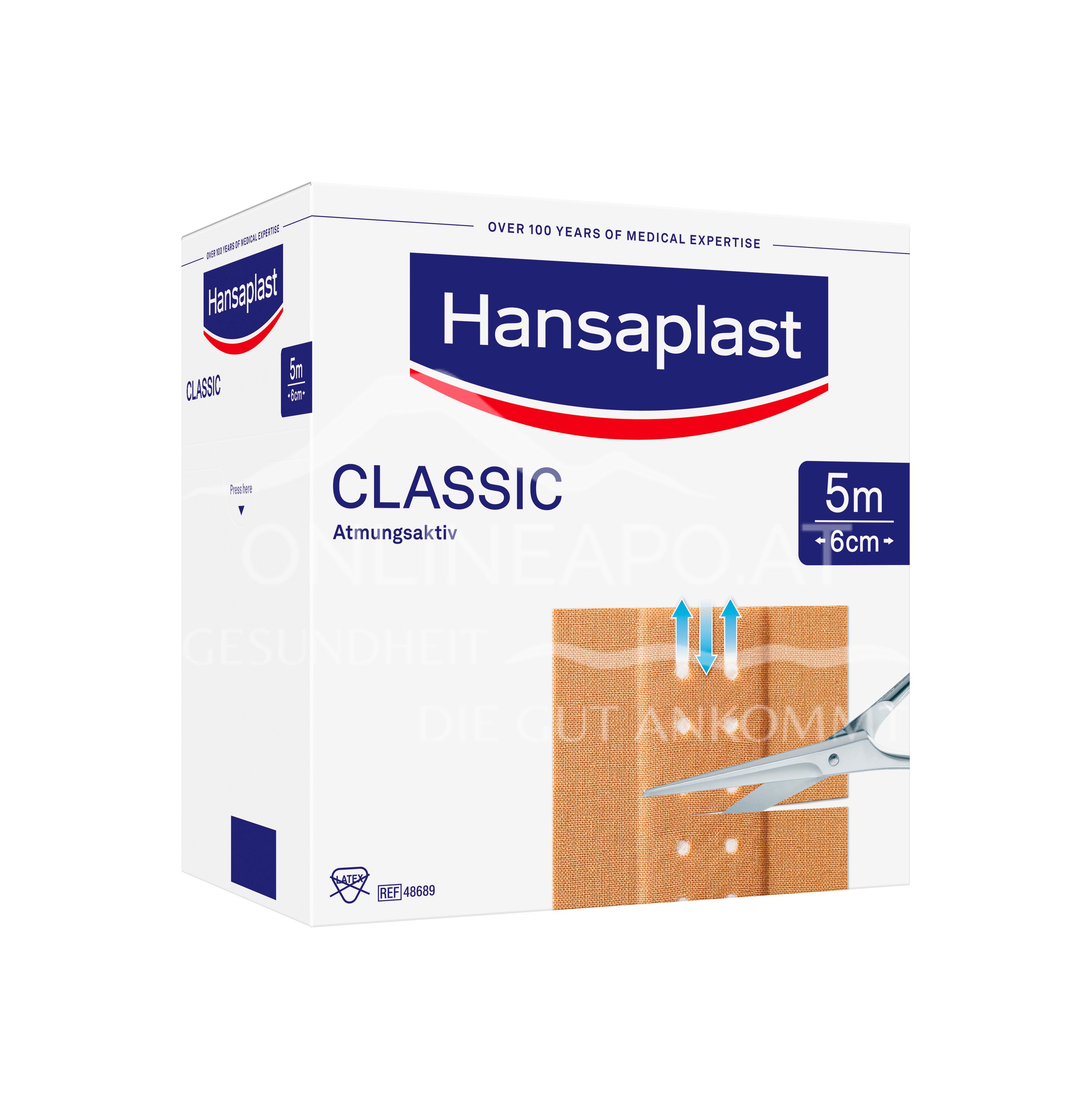 Hansaplast Classic Pflaster Großpackung 5m x 6cm