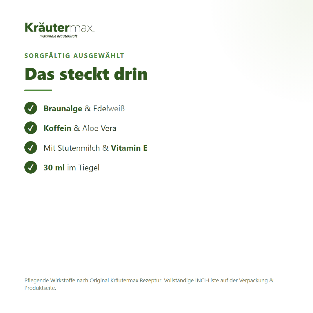 Kräutermax Braunalge Augencreme