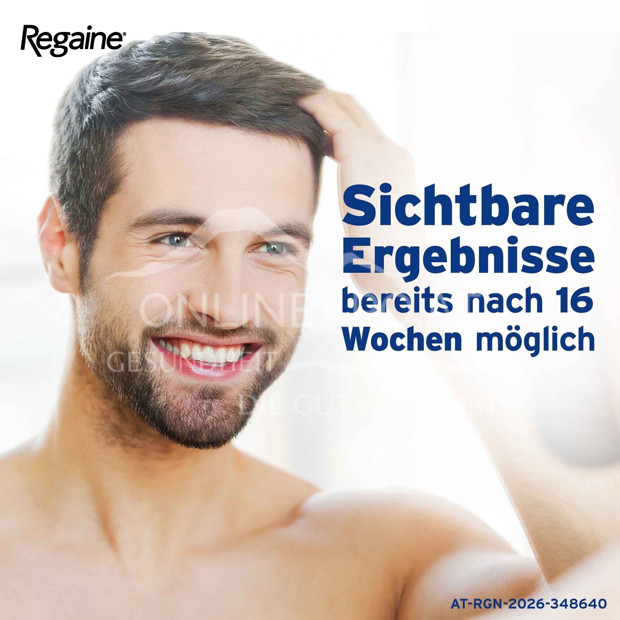 REGAINE® Men 5% Foam for use on the scalp*, 3 x 60 g