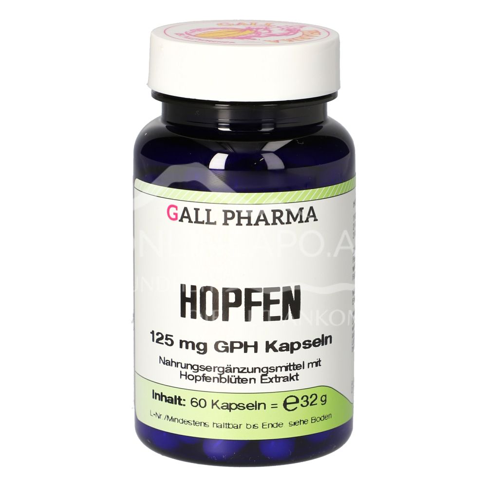 Gall Pharma Hops 125 mg capsules