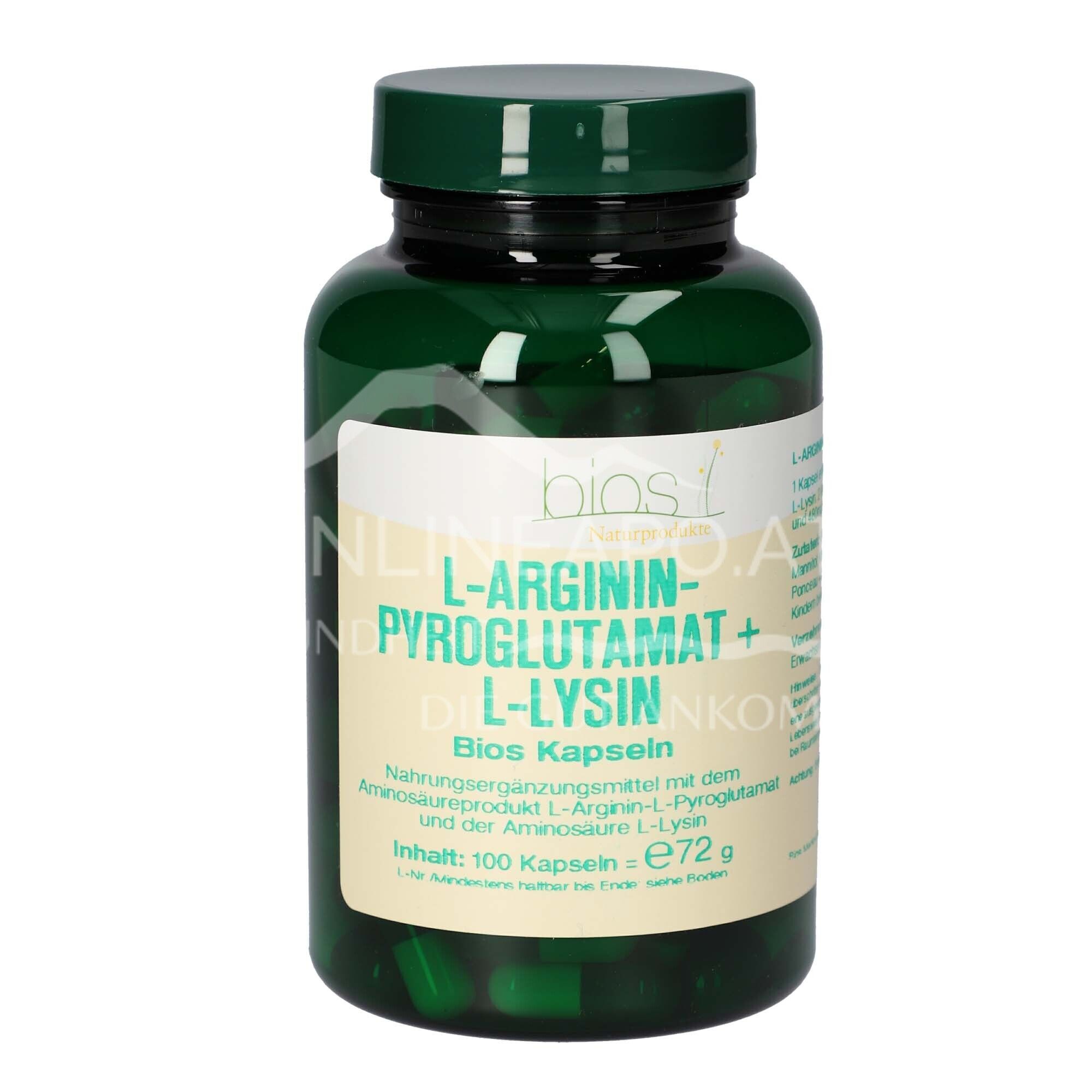 Bios L-Argininpyroglutamat + L-Lysin Kapseln
