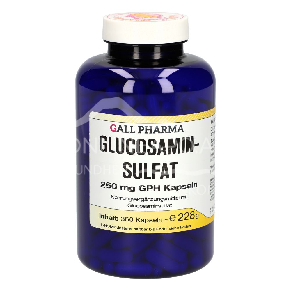 Gall Pharma glucosamine sulphate 250 mg capsules