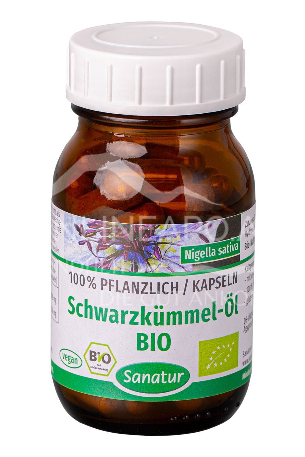 Sanatur Schwarzkümmel-Öl Kapseln, BIO