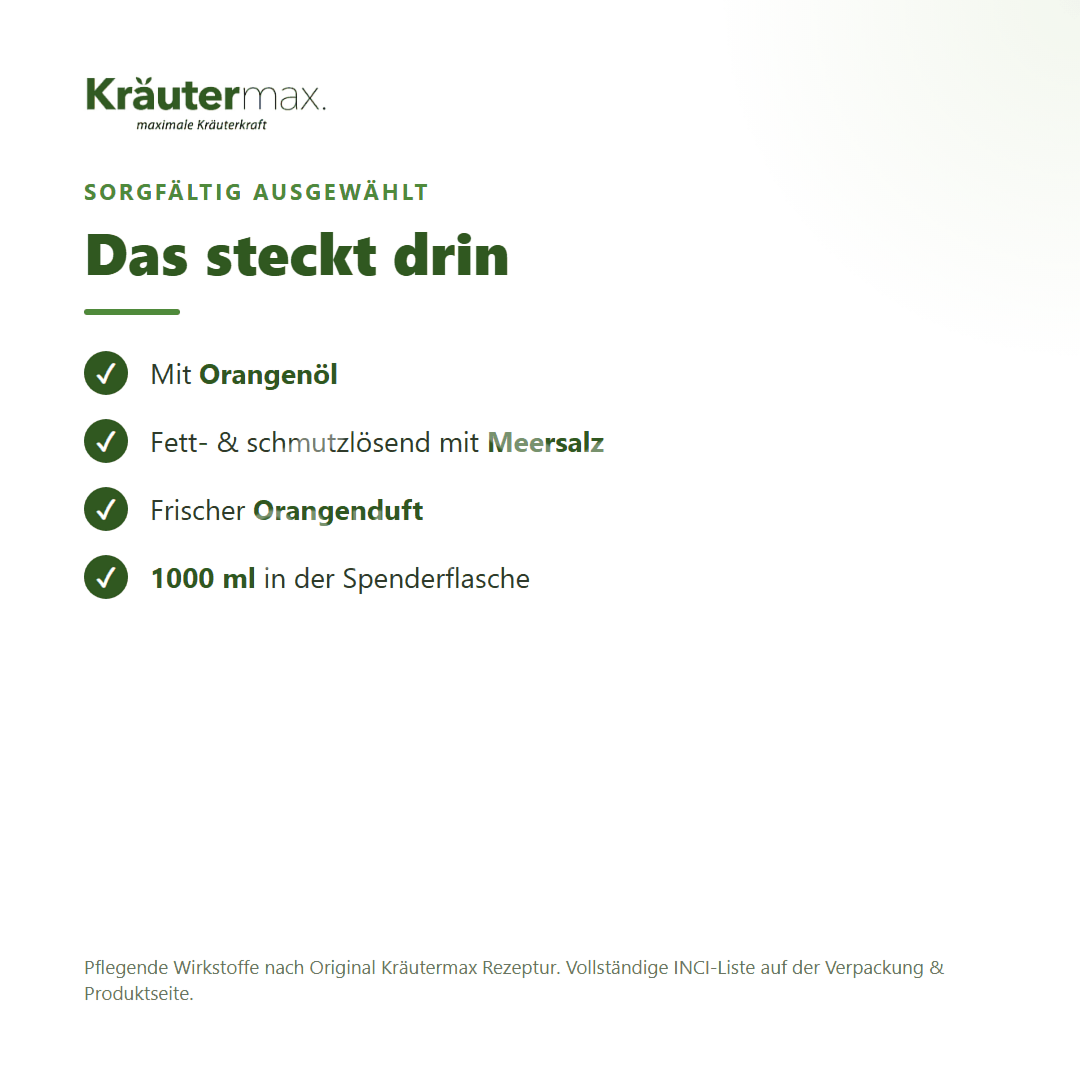 Kräutermax Orangen Seife flüssig