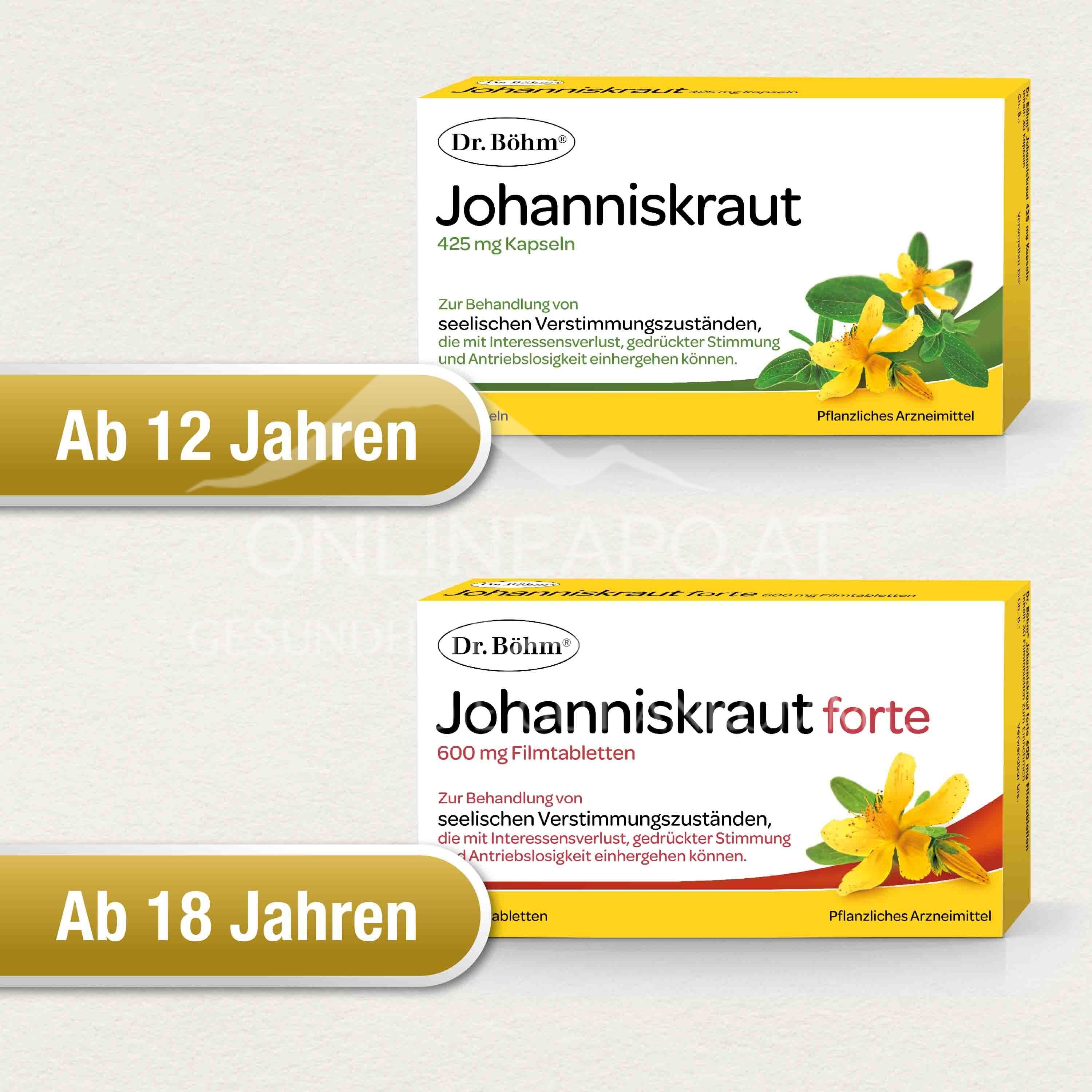 Dr Böhm® St. John's wort 600 mg forte film-coated tablets