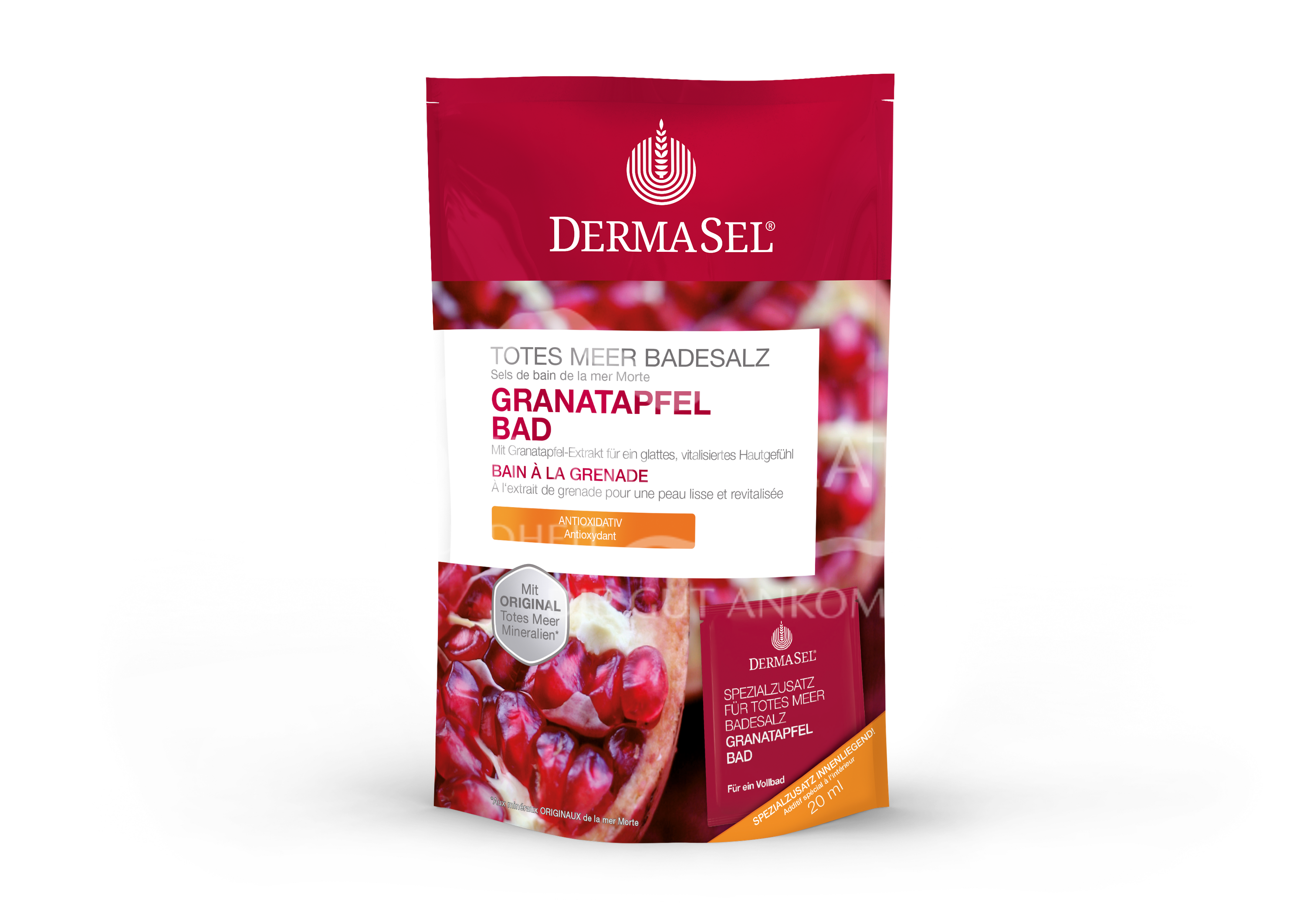 DermaSel® Totes Meer Badesalz Granatapfel Bad
