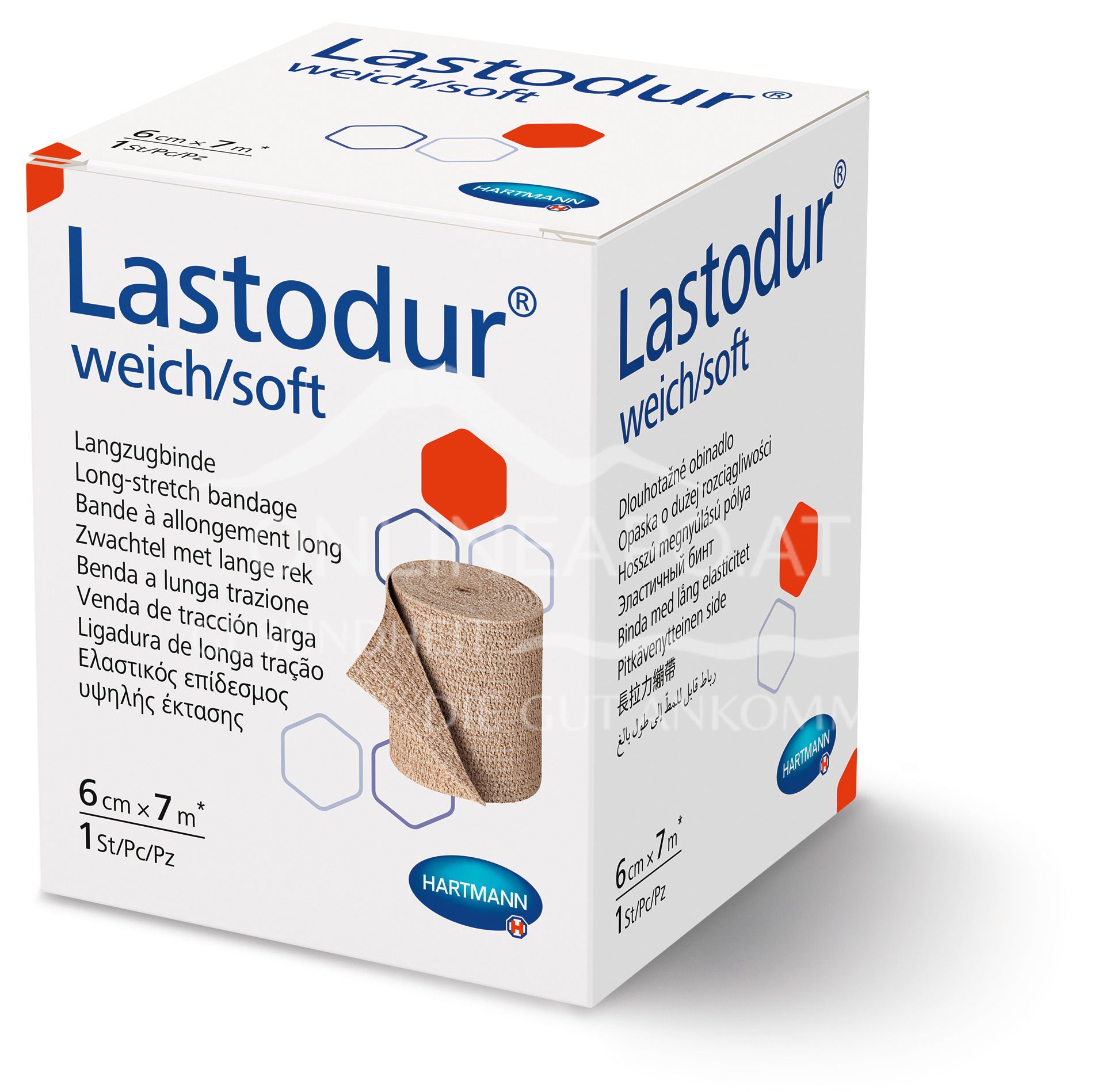 Lastodur® soft long-stretch bandage 6 cm x 7 m