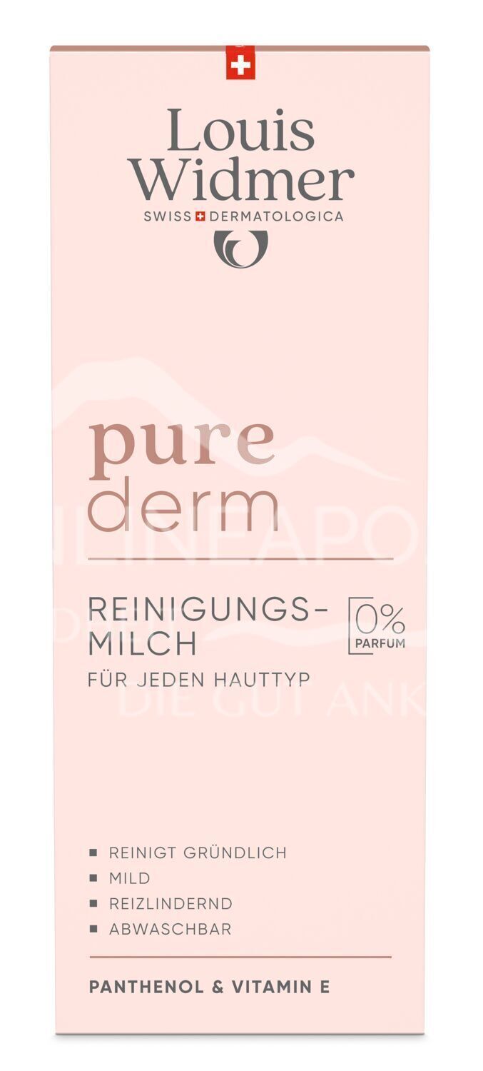 Louis Widmer purederm Reinigungsmilch - ohne Parfum