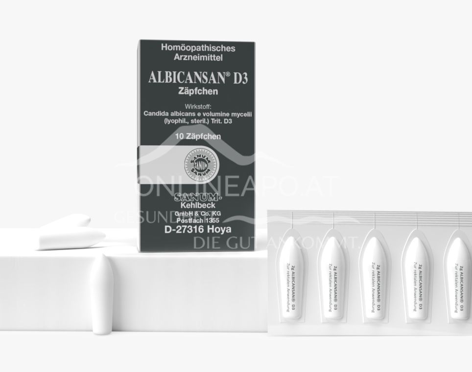 ALBICANSAN® D3 Zäpfchen
