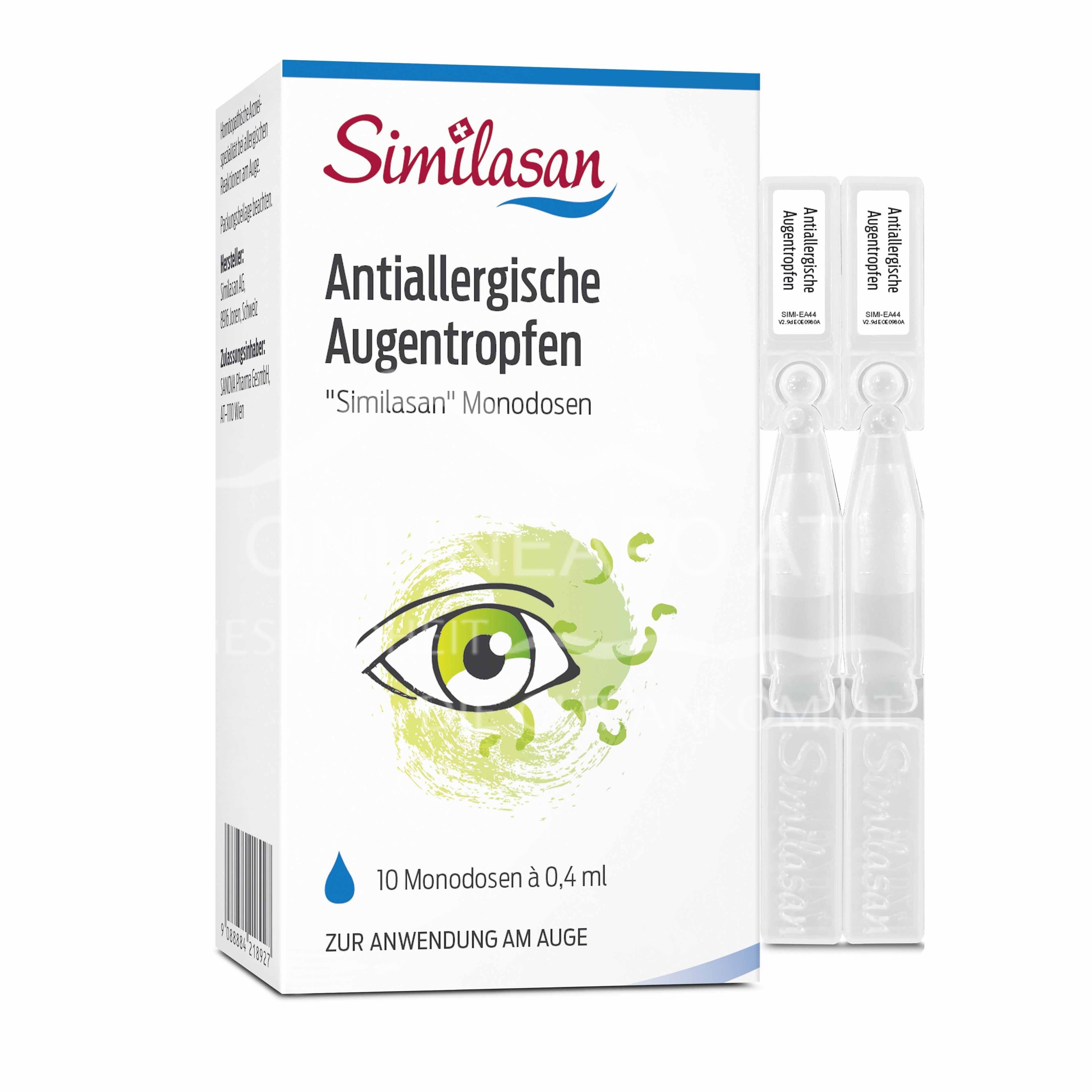Similasan Antiallergische Augentropfen Monodosen 0,4 ml