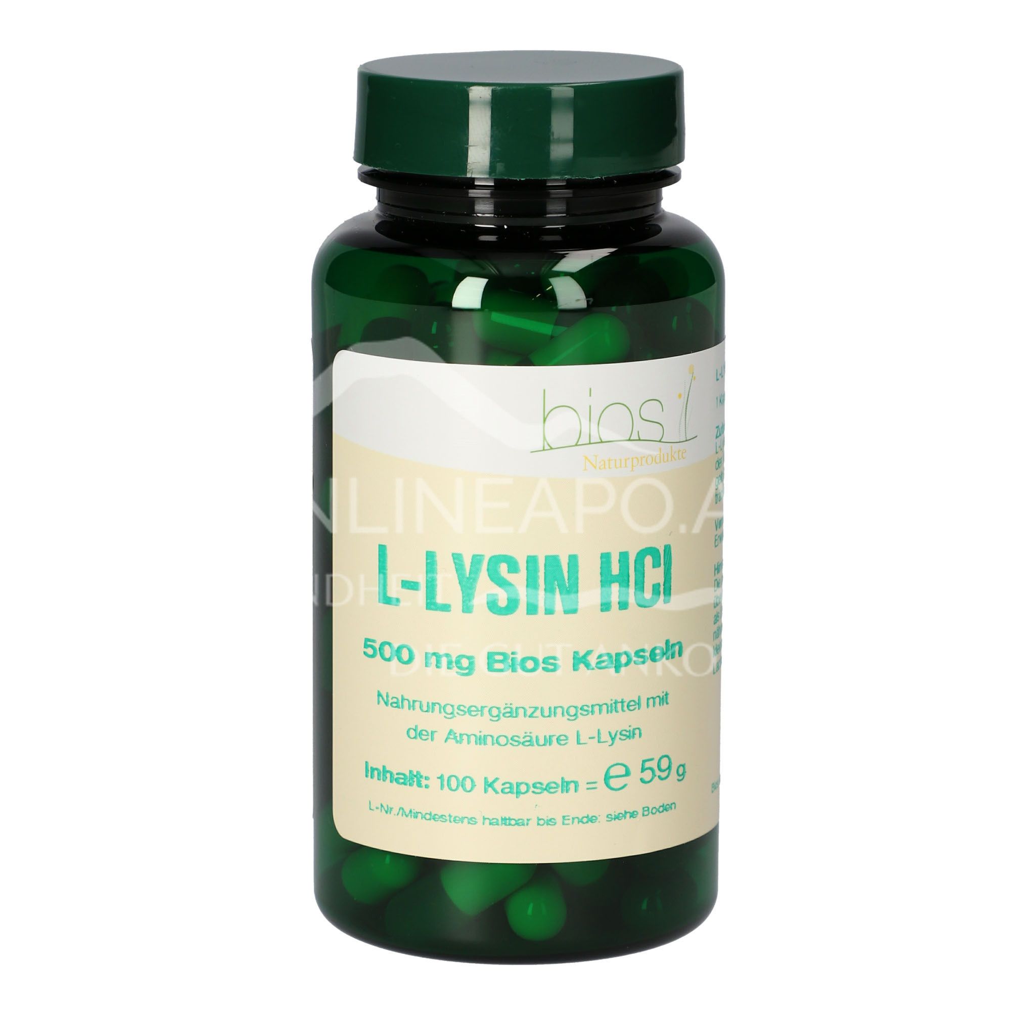 Bios L-Lysin HCl 500 mg Kapseln