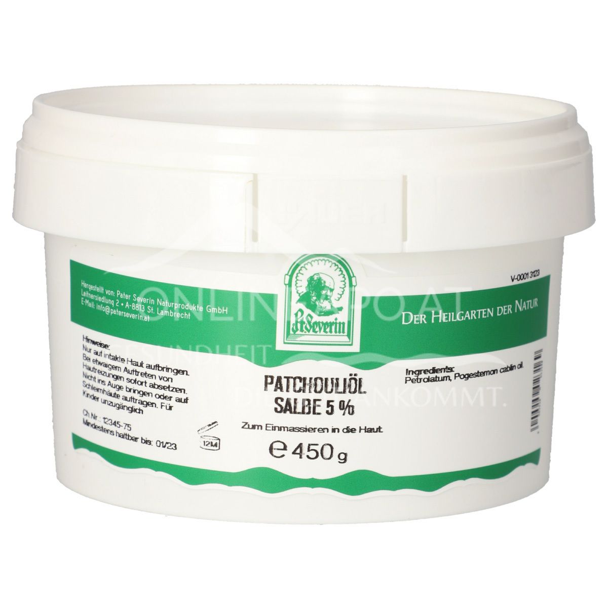 Father Severin Patchouli Oil Ointment 5%