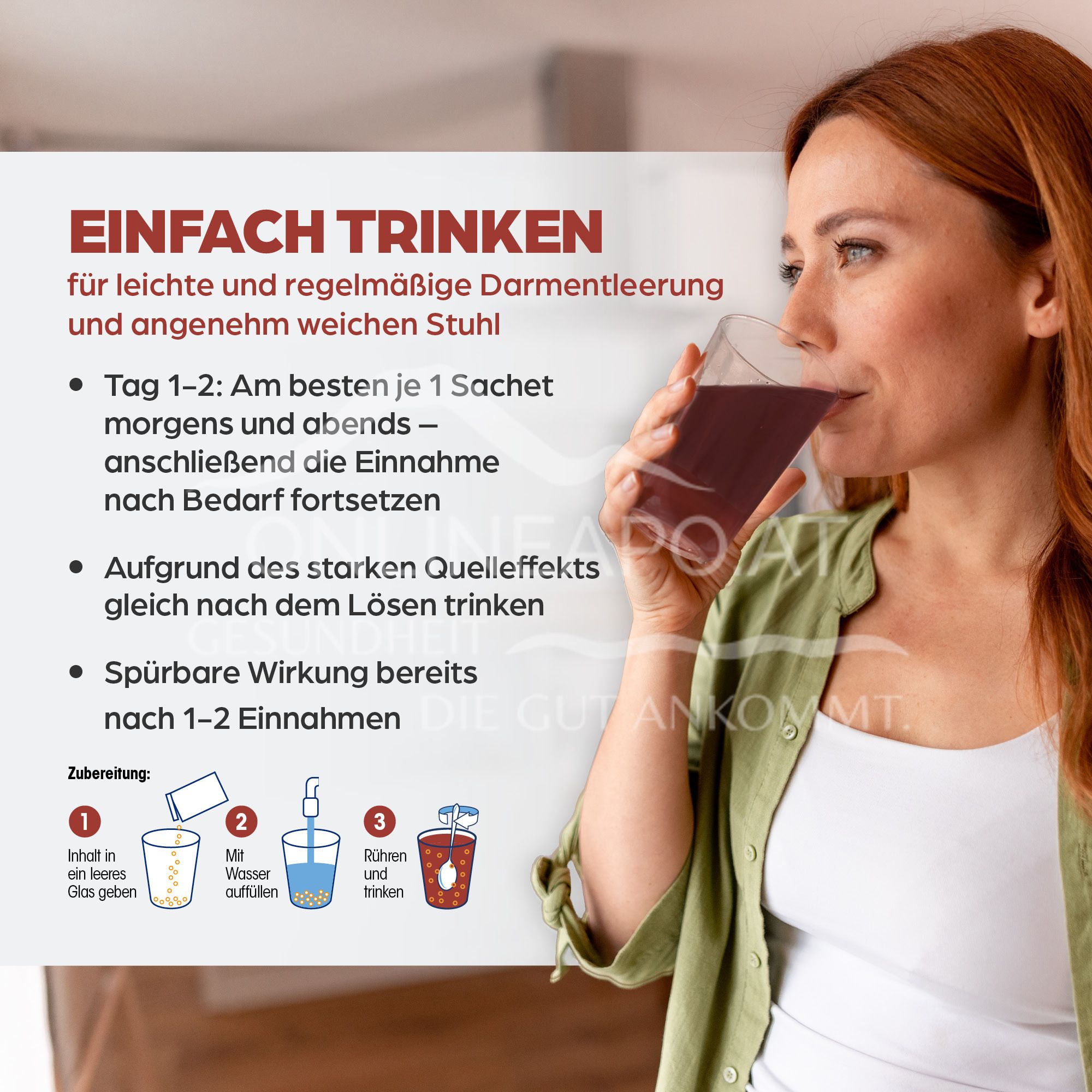 Dr Böhm® Darm aktiv drinking powder natural sachets