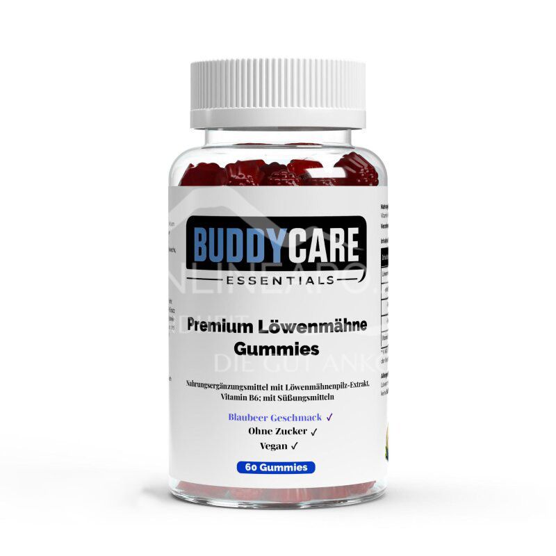 BUDDYCARE® Premium Löwenmähne Gummies