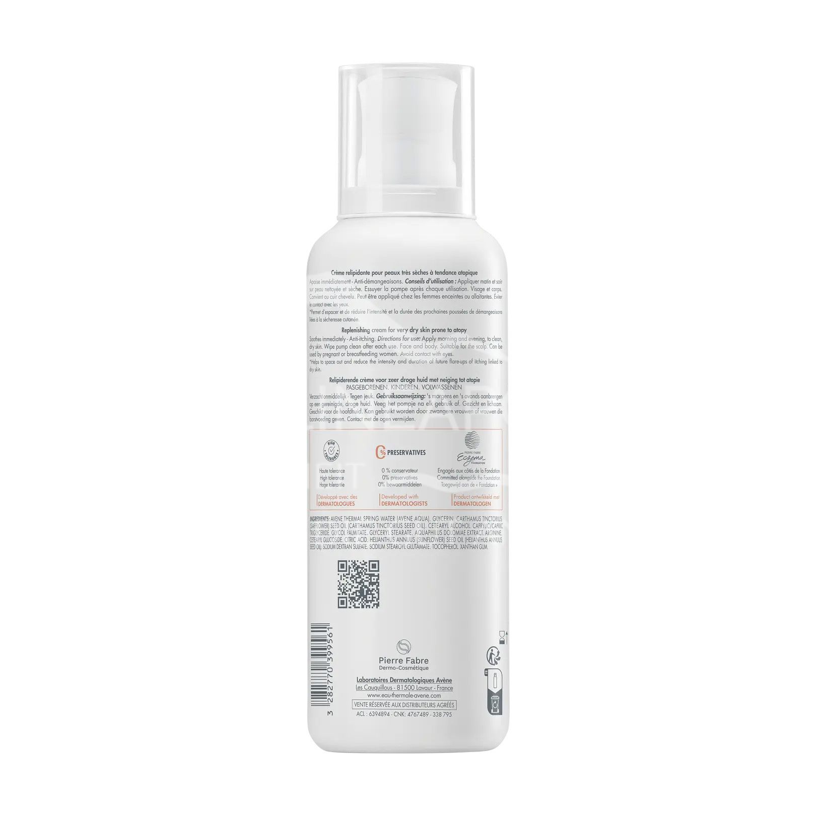 Avène XeraCalm AD Replenishing Cream
