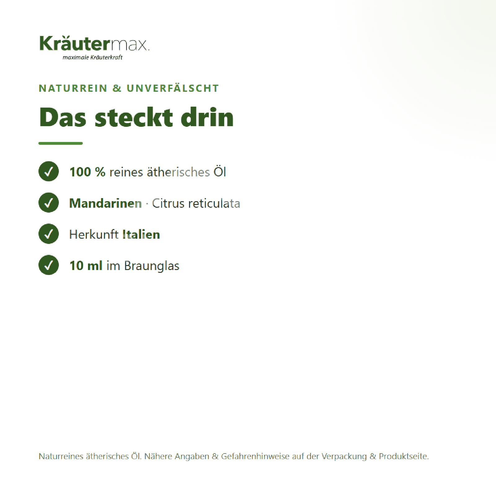 Kräutermax Mandarinen Öl
