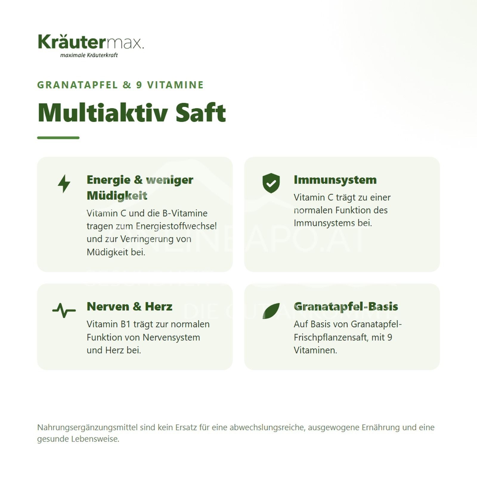 Käutermax Multiaktiv Saft