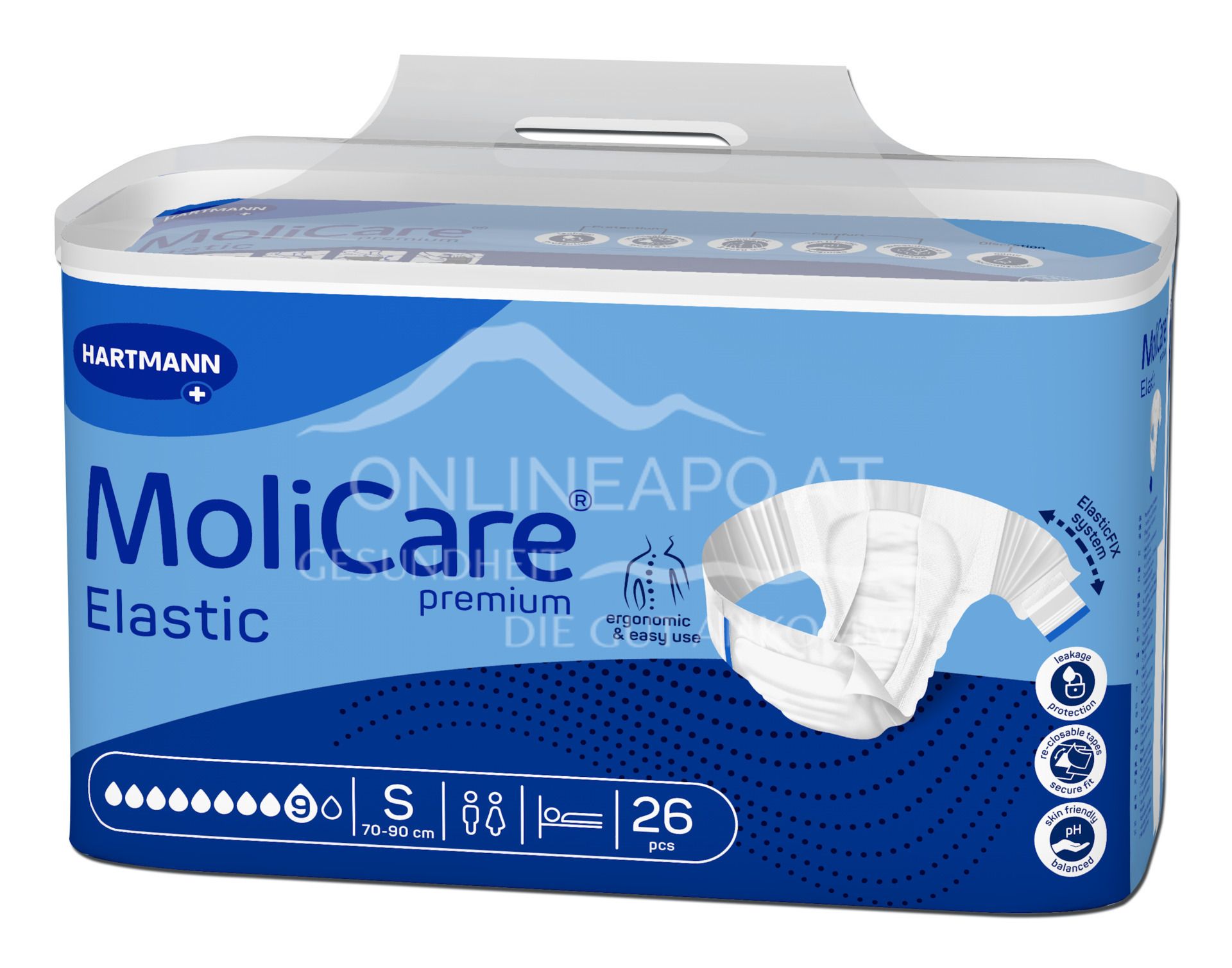 MoliCare® Premium Elastic 10 drops incontinence briefs Medium