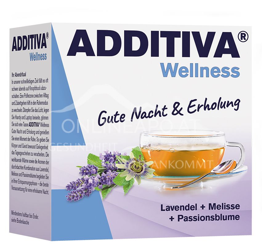 ADDITIVA® Wellness Gute Nacht & Erholung Getränkepulver 10 g