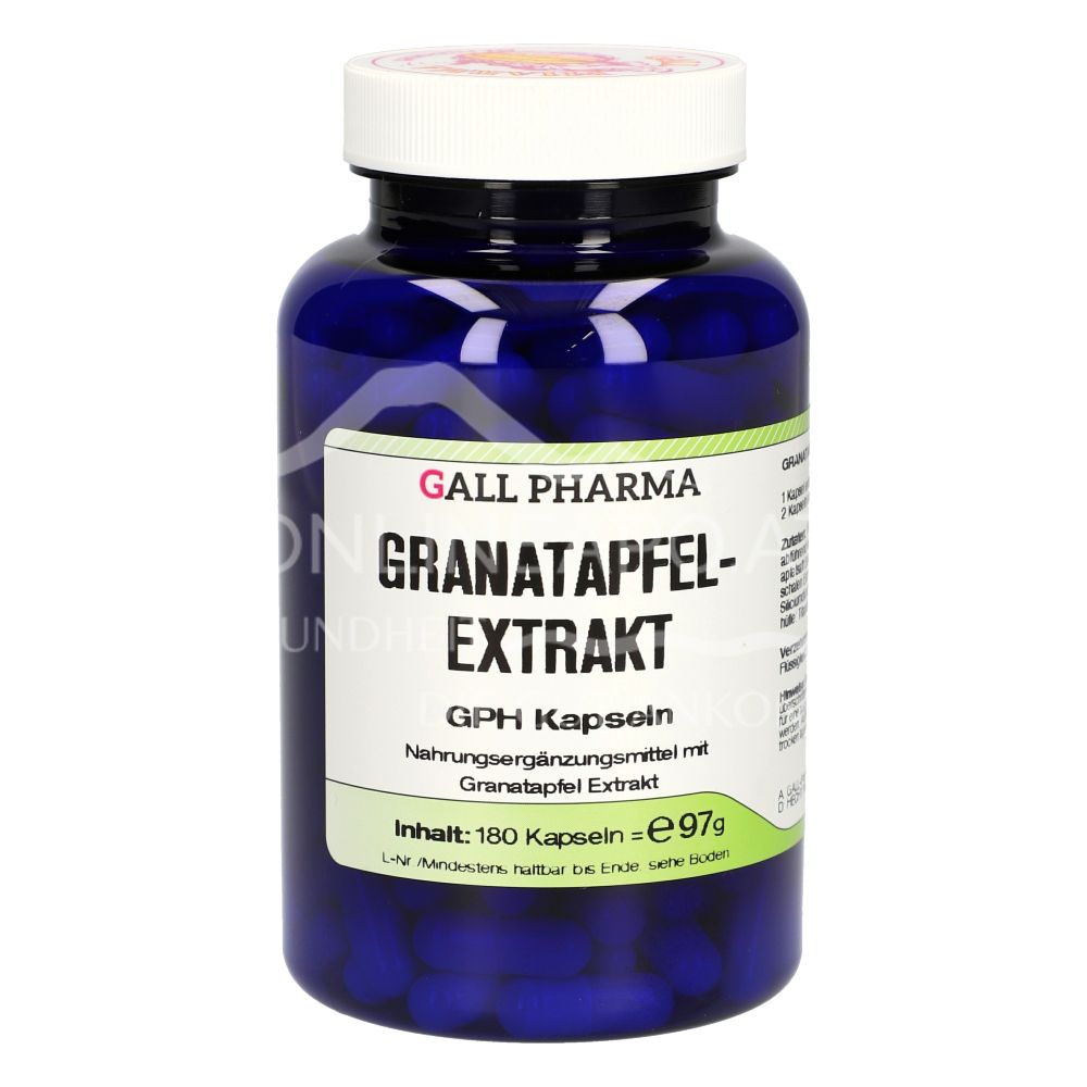 Gall Pharma pomegranate extract capsules