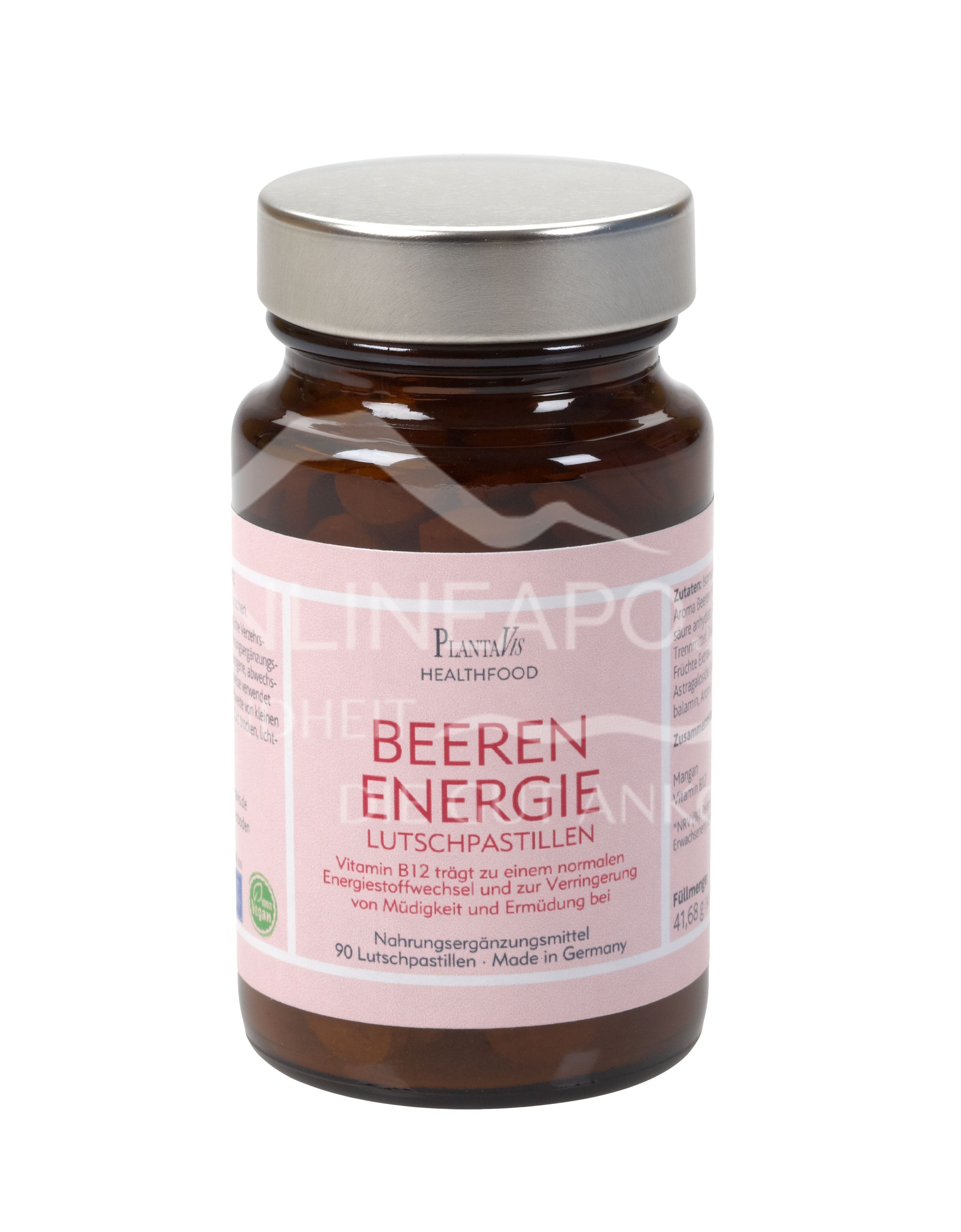 PlantaVis Beeren Energie B12 Lutschpastillen