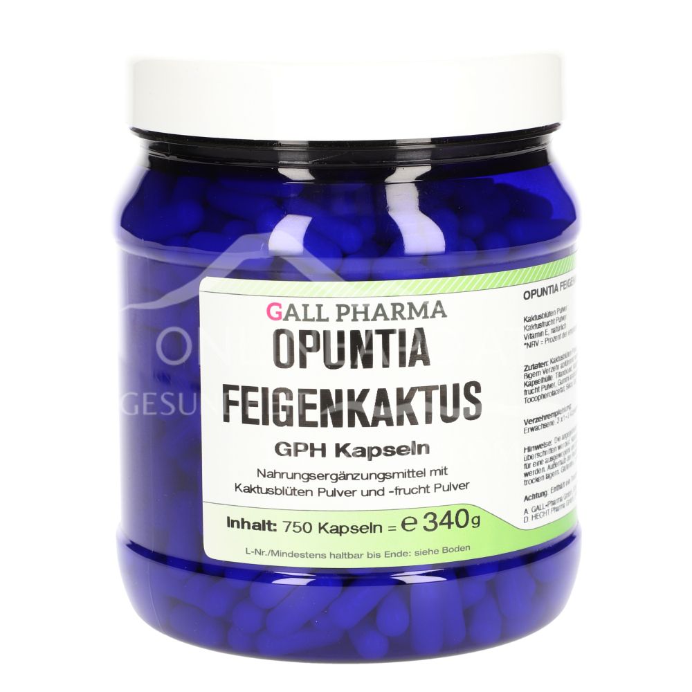 Gall Pharma Opuntia prickly pear capsules