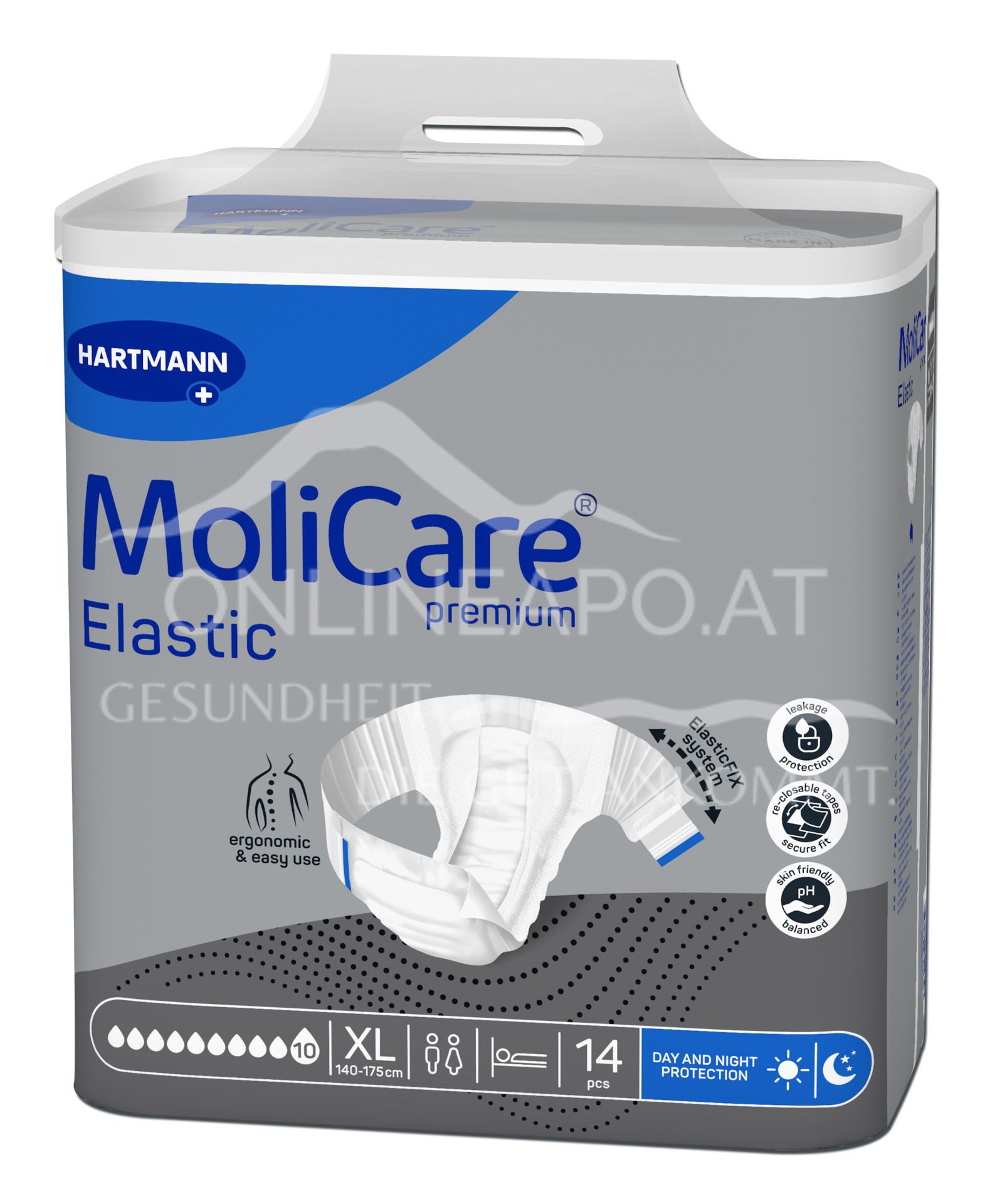 MoliCare® Premium Elastic 10 drops incontinence briefs Extra Large