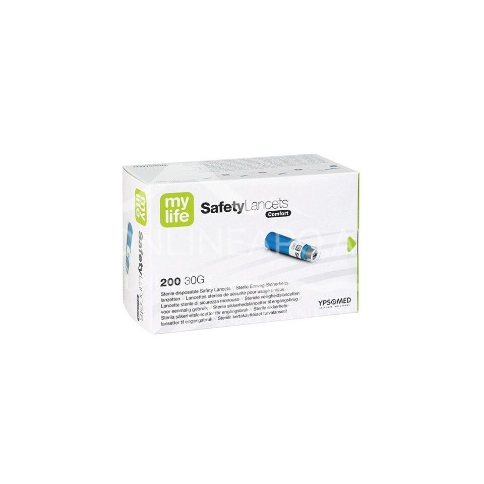 mylife SafetyLancets Comfort 30G 1,2 mm Sicherheitslanzetten, steril