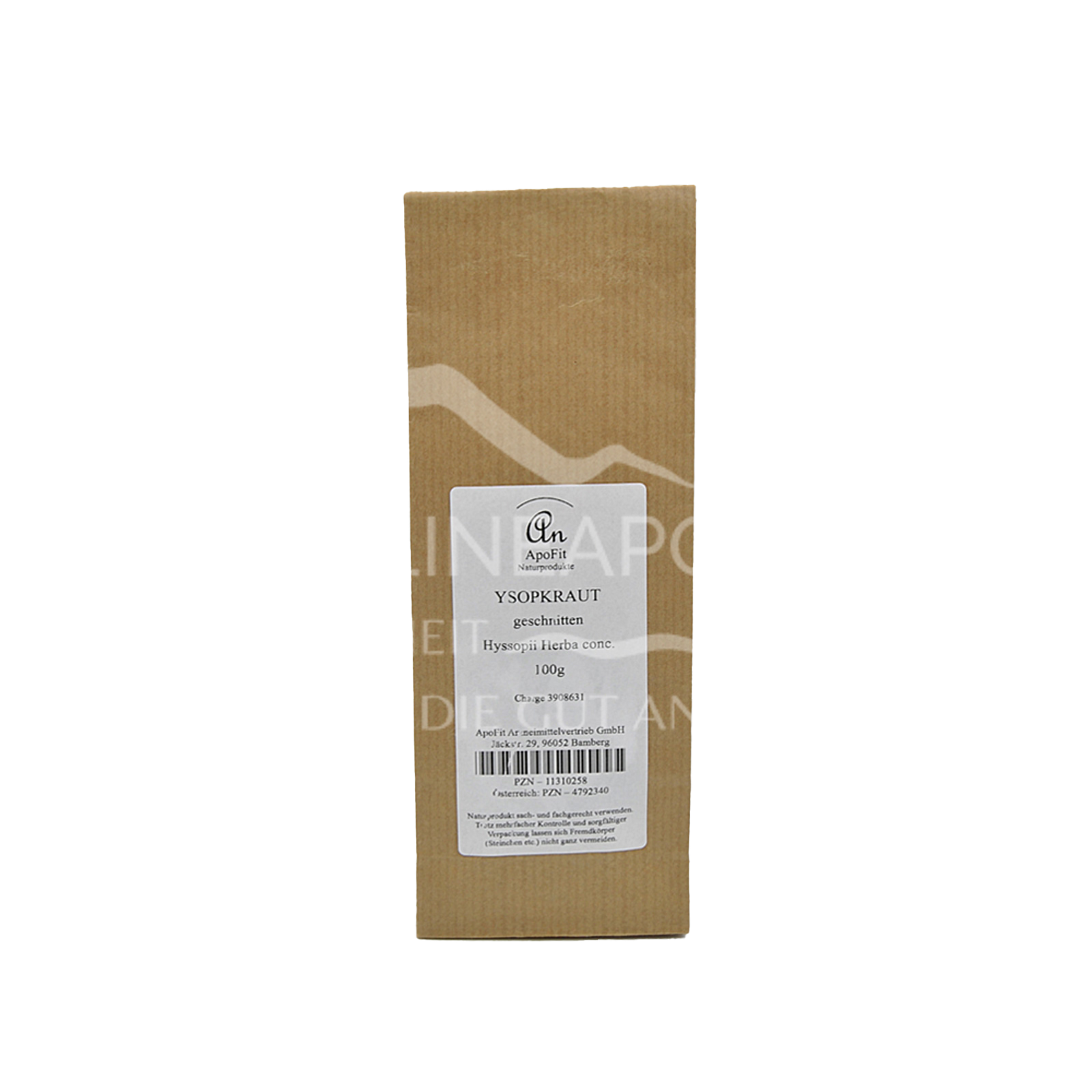 ApoFit Ysopkraut geschnitten