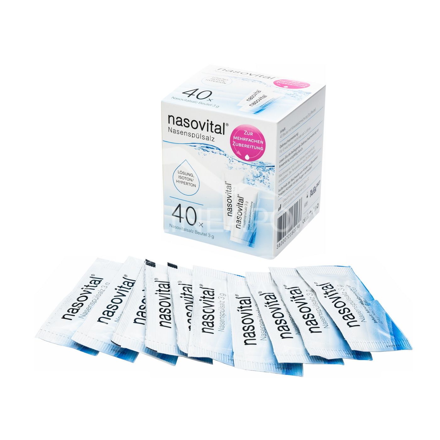 nasovital® Nasenspülsalz Beutel 3g