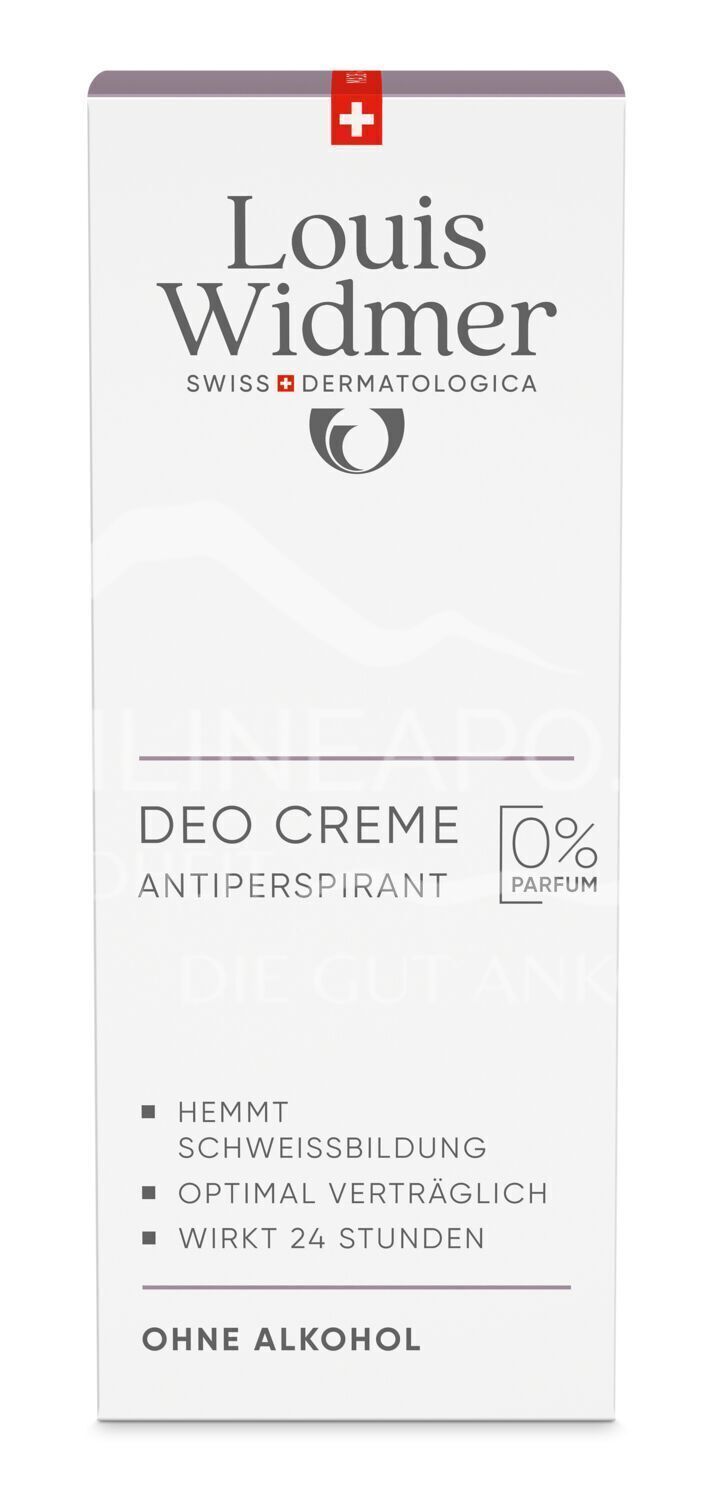 Louis Widmer Deo Creme Antiperspirant - ohne Parfum